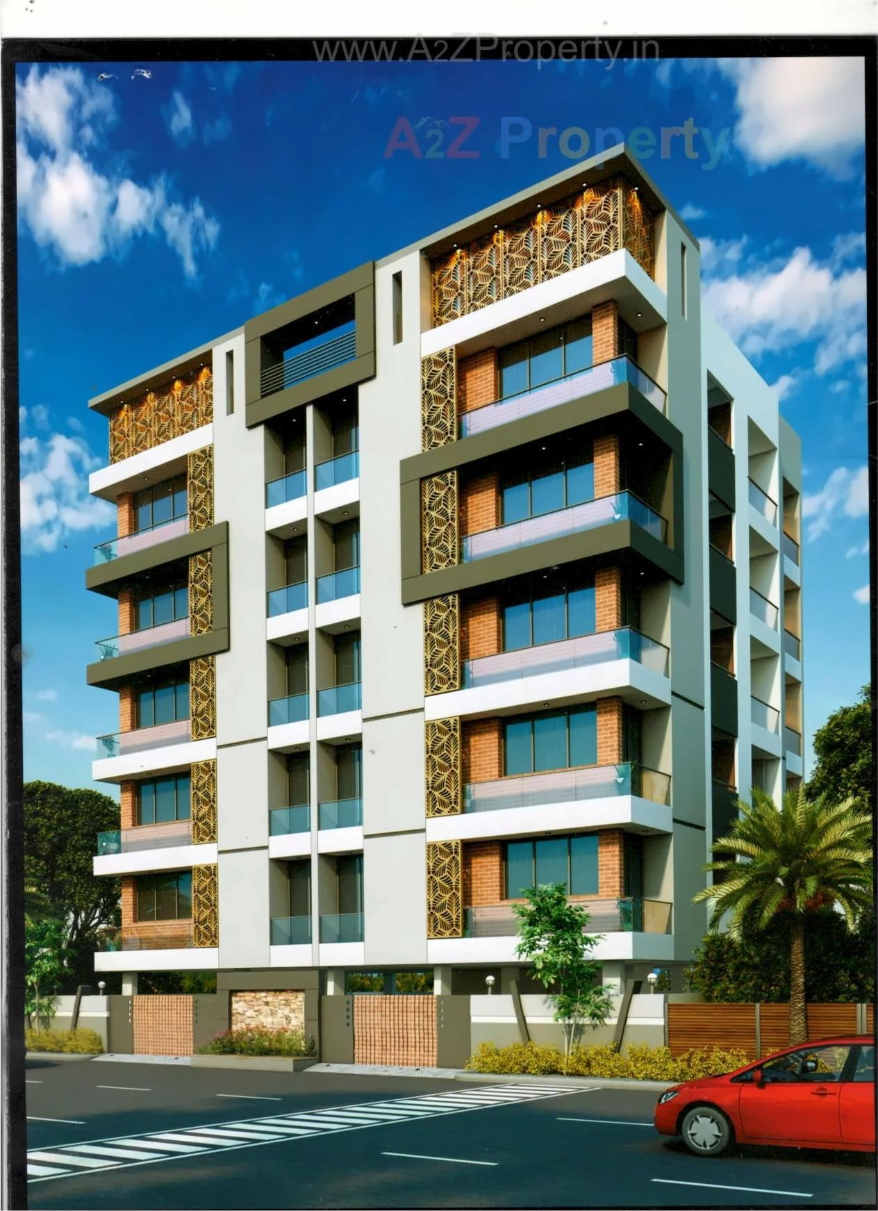 3D Elevation of real estate project Vinayak Villa located at Raiya, Rajkot, Gujarat