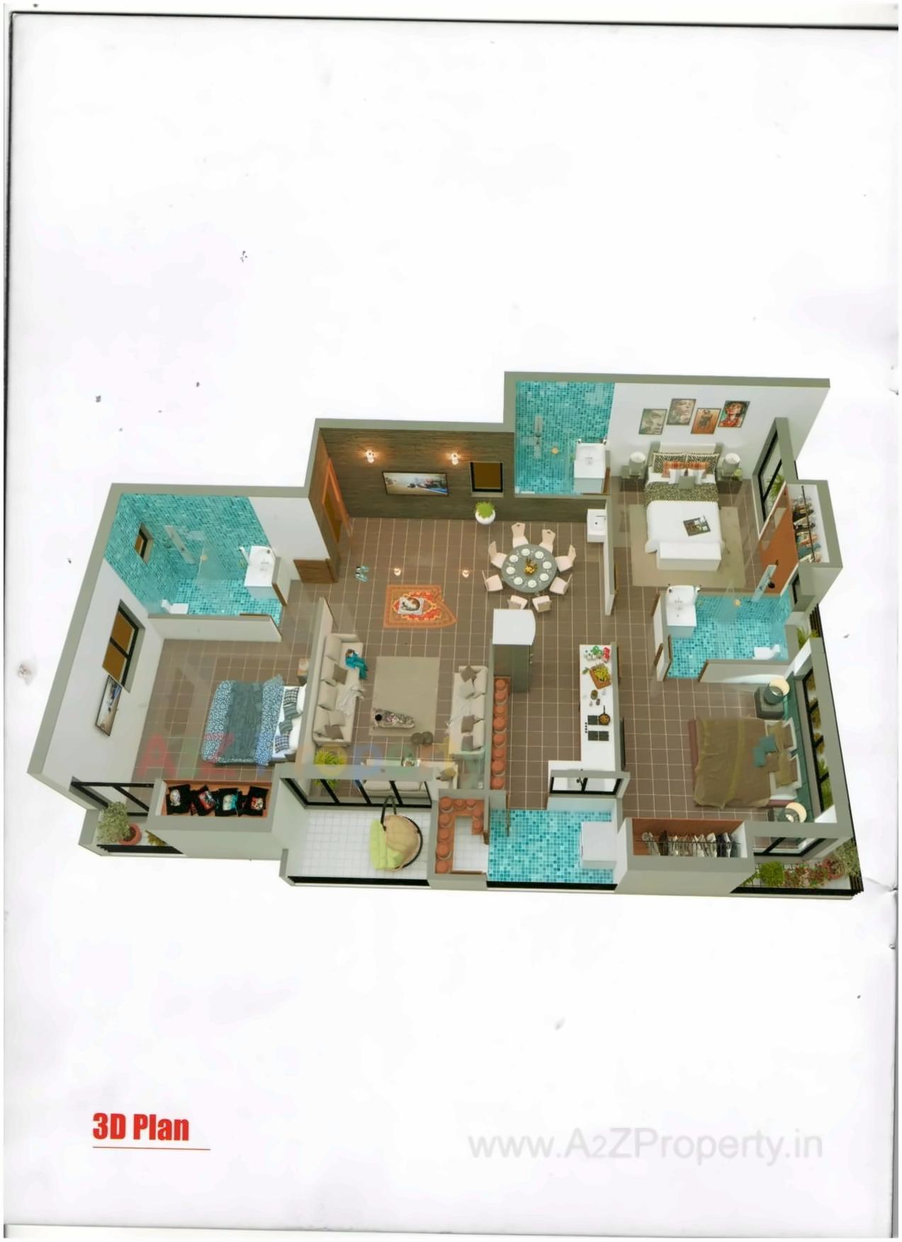 Layout of real estate project Vinayak Villa located at Raiya, Rajkot, Gujarat