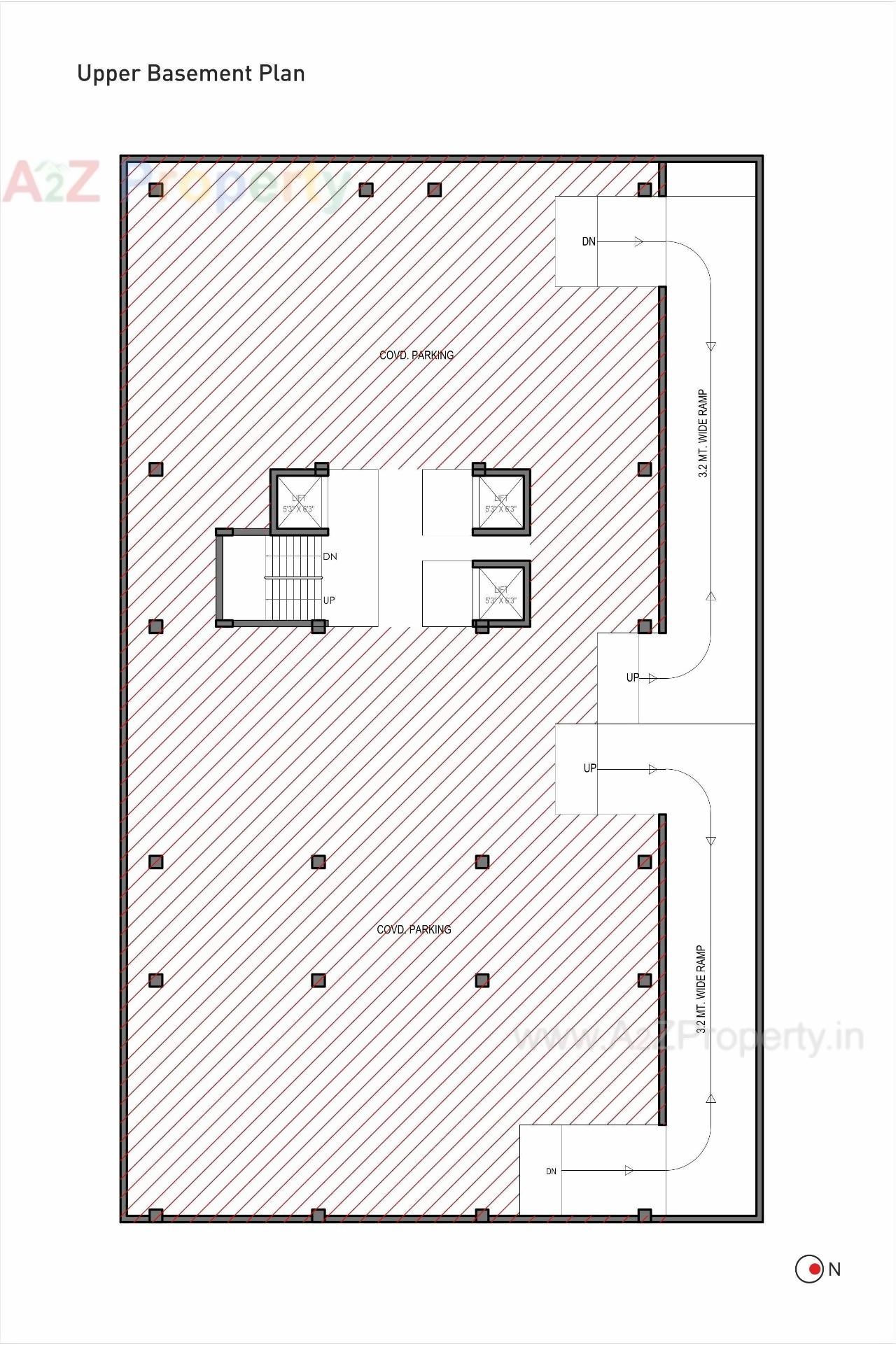 Layout of real estate project Viral Heights located at Madhapar, Rajkot, Gujarat