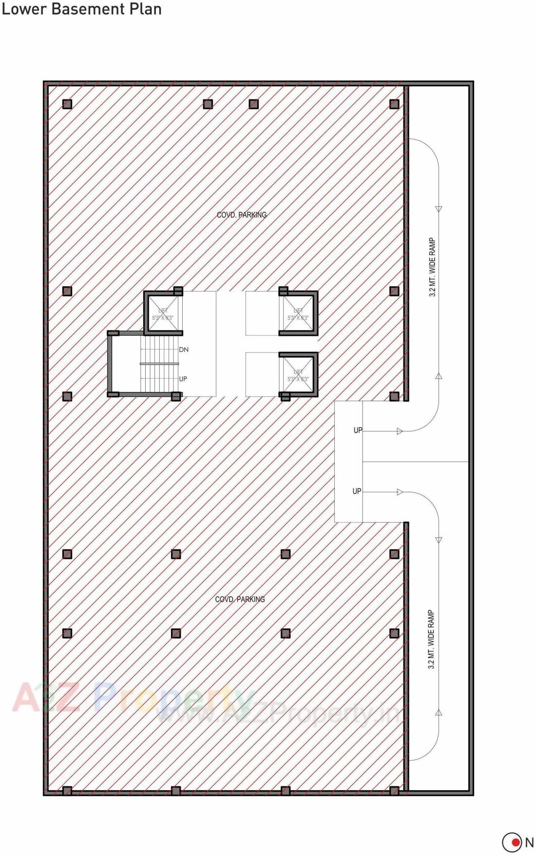 Layout of real estate project Viral Heights located at Madhapar, Rajkot, Gujarat