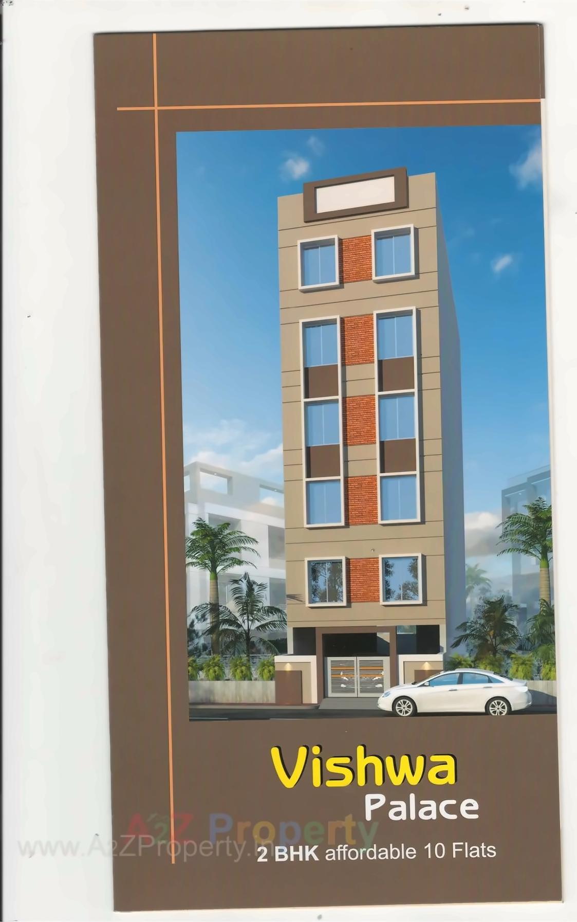 3D Elevation of real estate project Vishwa Palace located at Rajkot, Rajkot, Gujarat