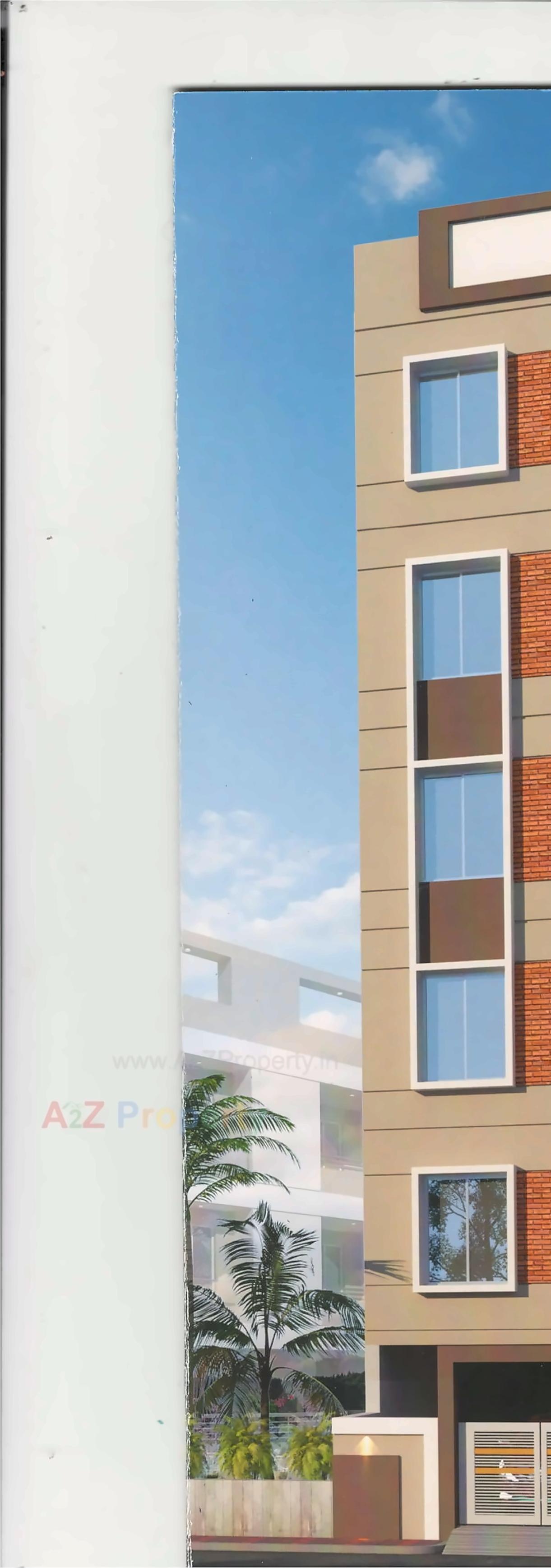 3D Elevation of real estate project Vishwa Palace located at Rajkot, Rajkot, Gujarat