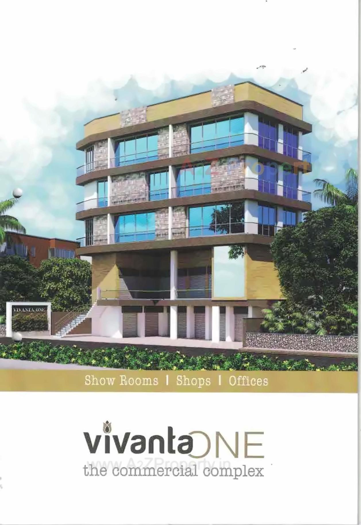 3D Elevation of real estate project Vivanta One located at Nana-mava, Rajkot, Gujarat