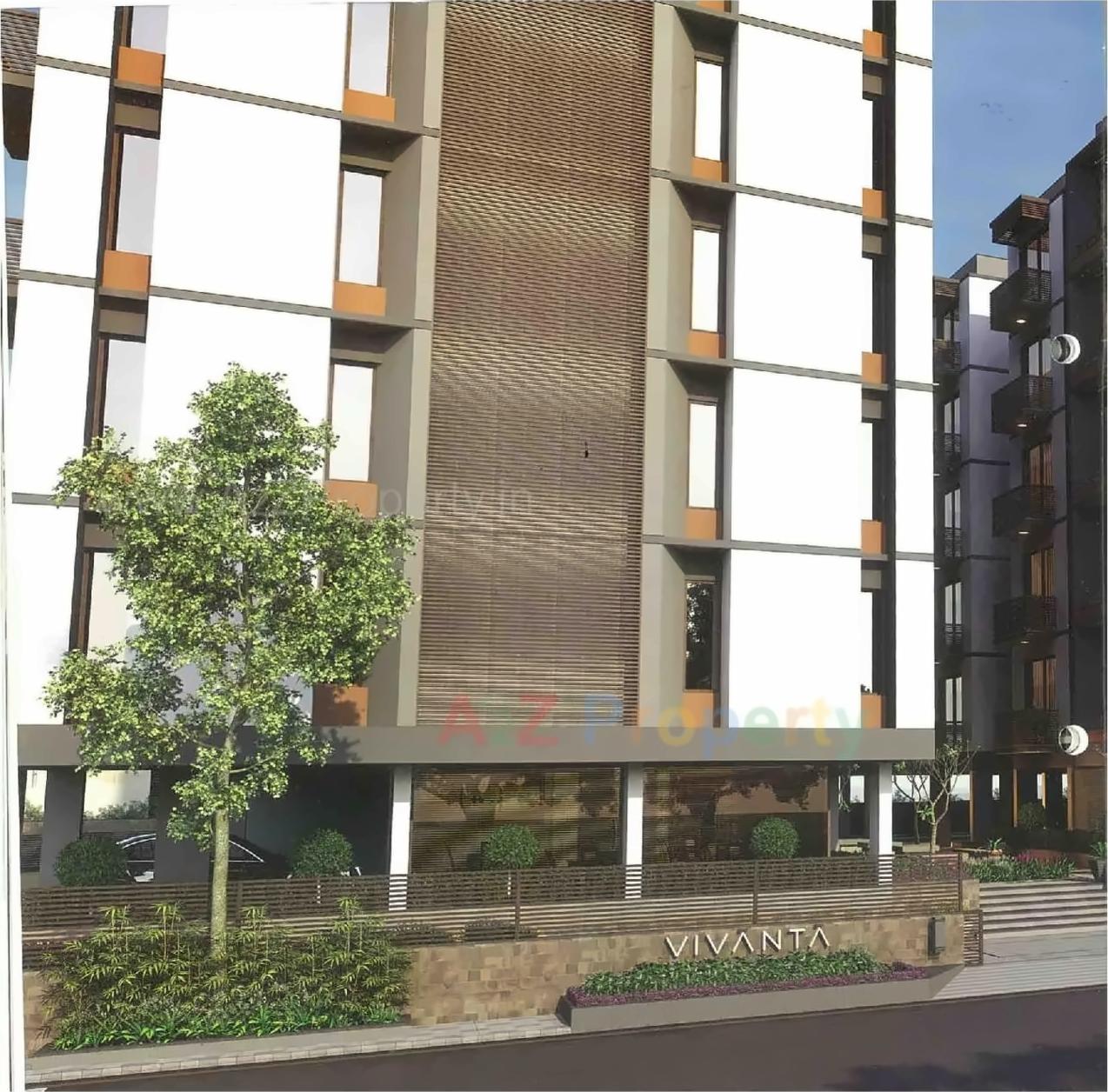 3D Elevation of real estate project Vivanta located at Nana-mava, Rajkot, Gujarat