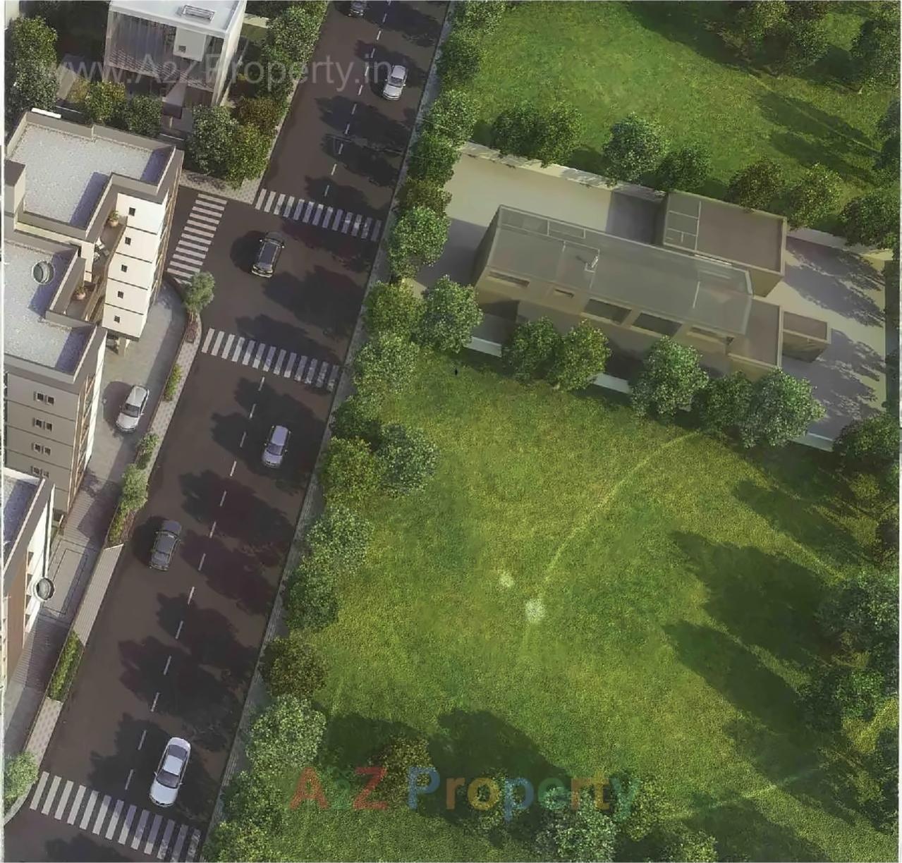 3D Elevation of real estate project Vivanta located at Nana-mava, Rajkot, Gujarat