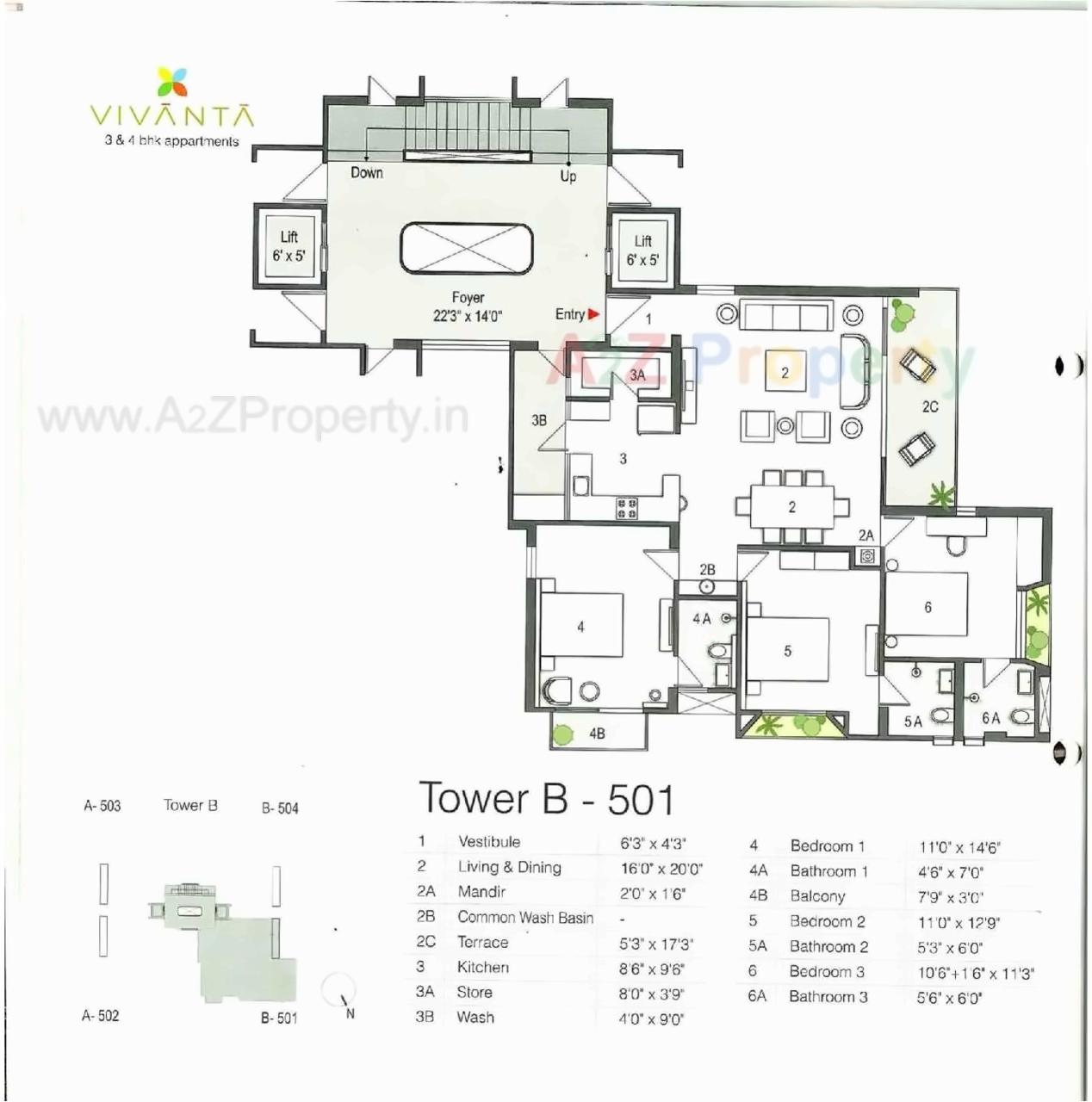 Layout of real estate project Vivanta located at Nana-mava, Rajkot, Gujarat