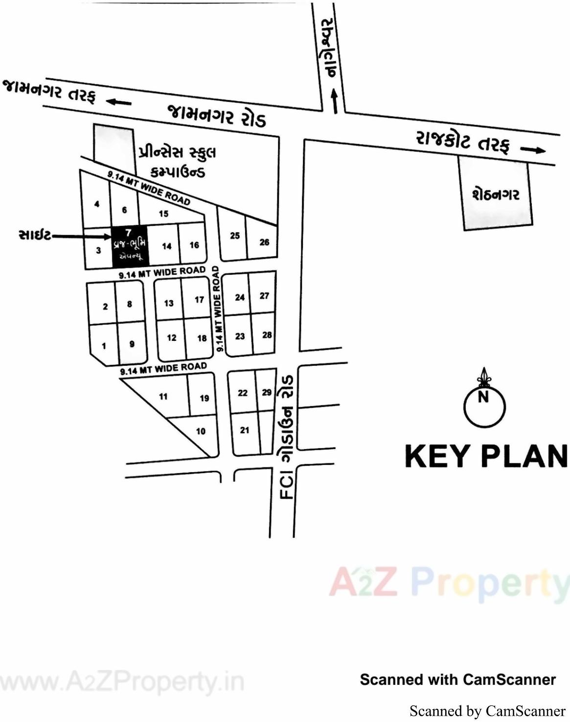  of real estate project Vraj Bhoomi Avenue located at Ghanteshwar, Rajkot, Gujarat