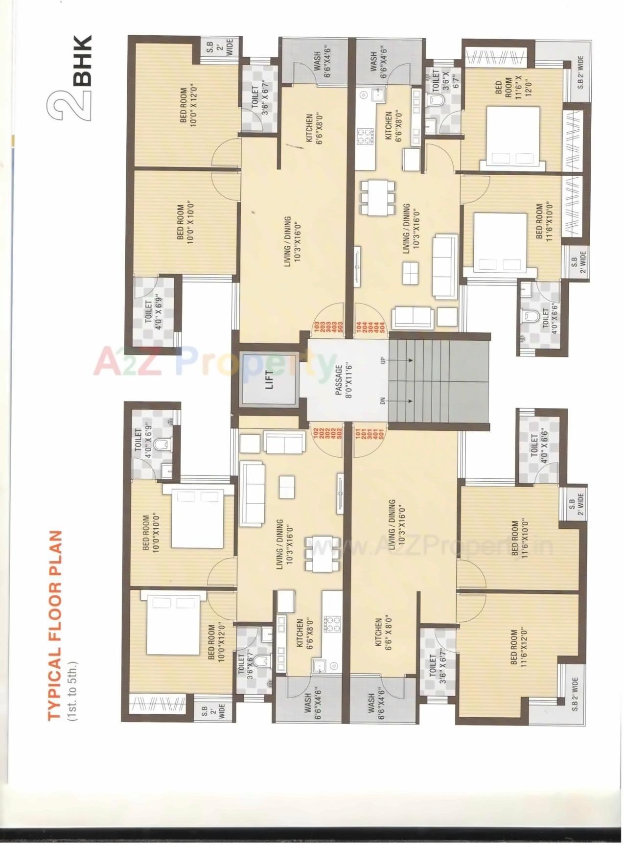Layout of real estate project Vraj Bhoomi located at Kangashiyali, Rajkot, Gujarat