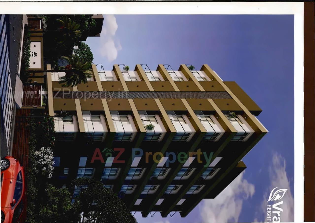 3D Elevation of real estate project Vraj Height located at Rajkot, Rajkot, Gujarat