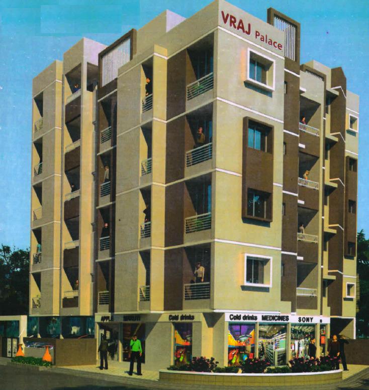 126477_const of real estate project Vraj Palace located at Mavdi, Rajkot, Gujarat