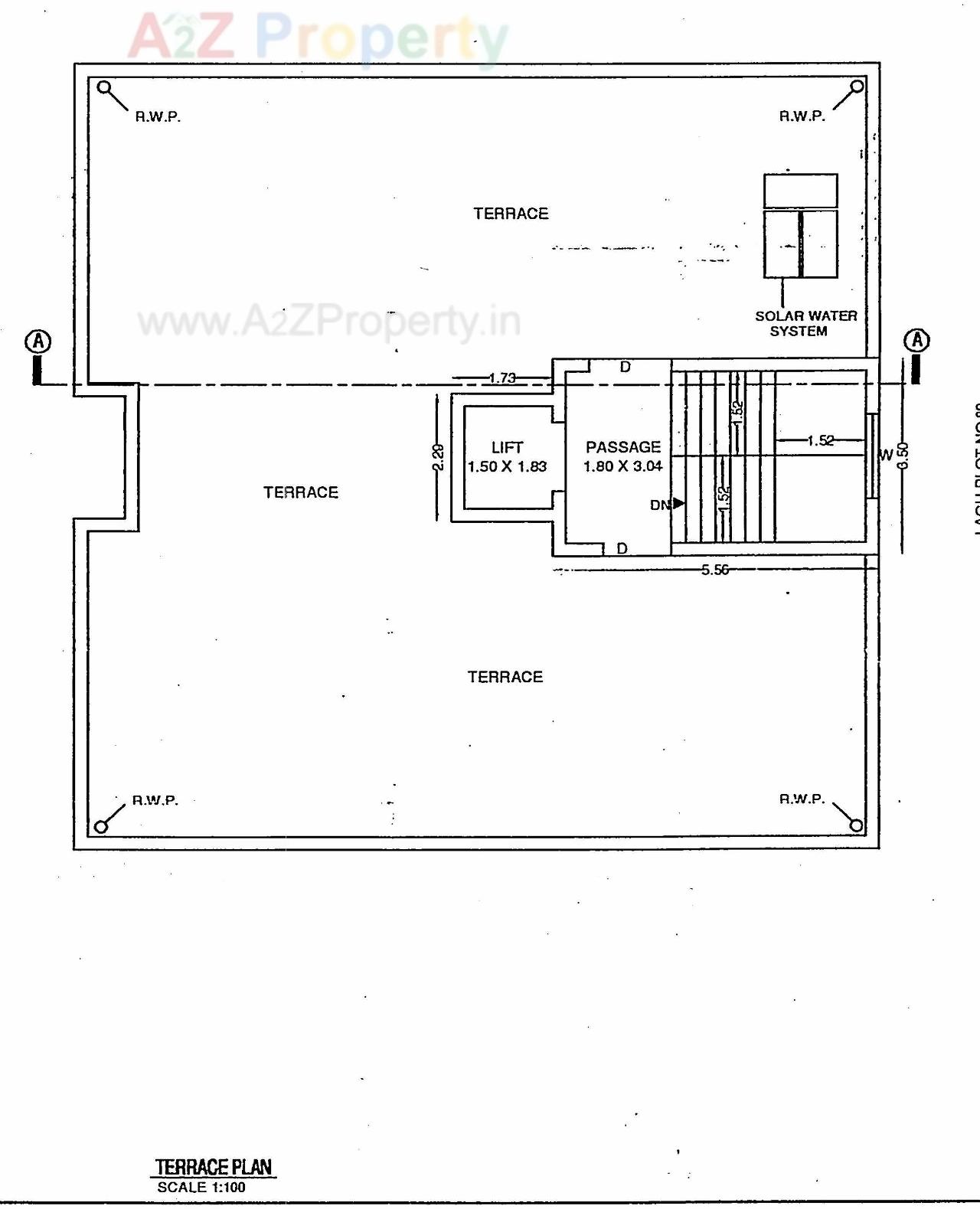 Layout of real estate project Vraj Palace located at Mavdi, Rajkot, Gujarat