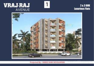 Elevation of real estate project Vraj Raj Avenue located at Ghanteshwar, Rajkot, Gujarat