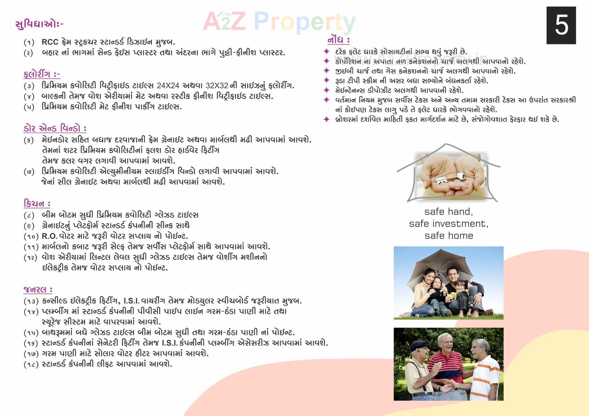  of real estate project Vraj Raj Avenue located at Ghanteshwar, Rajkot, Gujarat