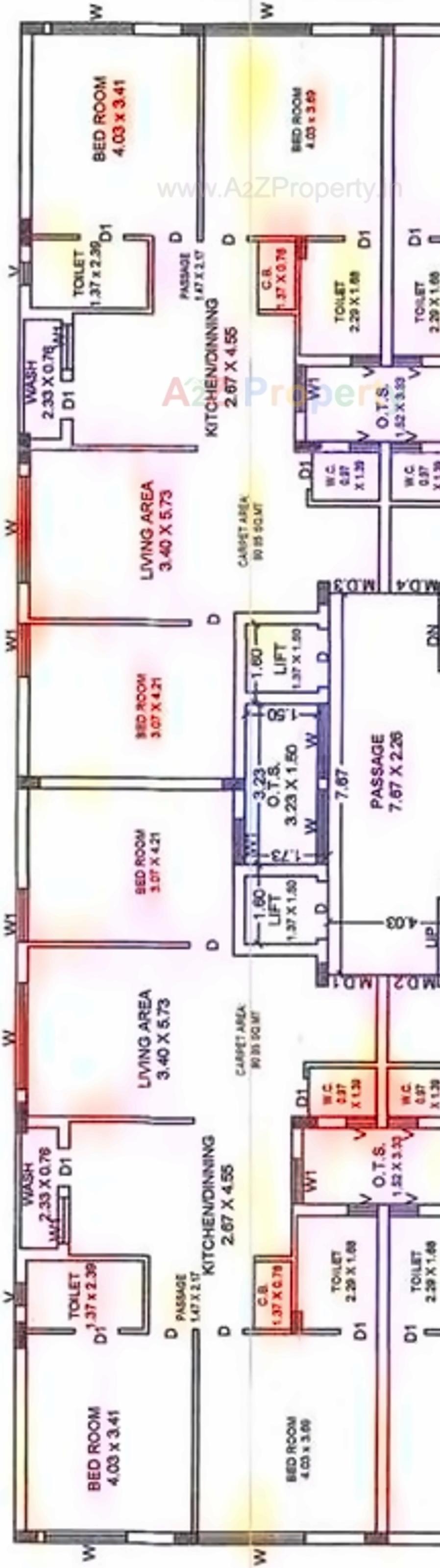 Layout of real estate project Vraj Valley located at Rajkot, Rajkot, Gujarat
