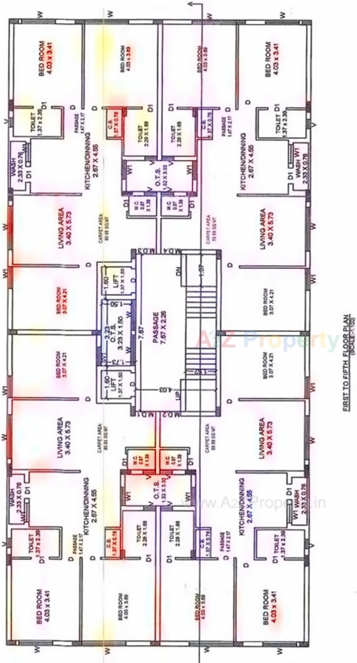 Layout of real estate project Vraj Valley located at Rajkot, Rajkot, Gujarat