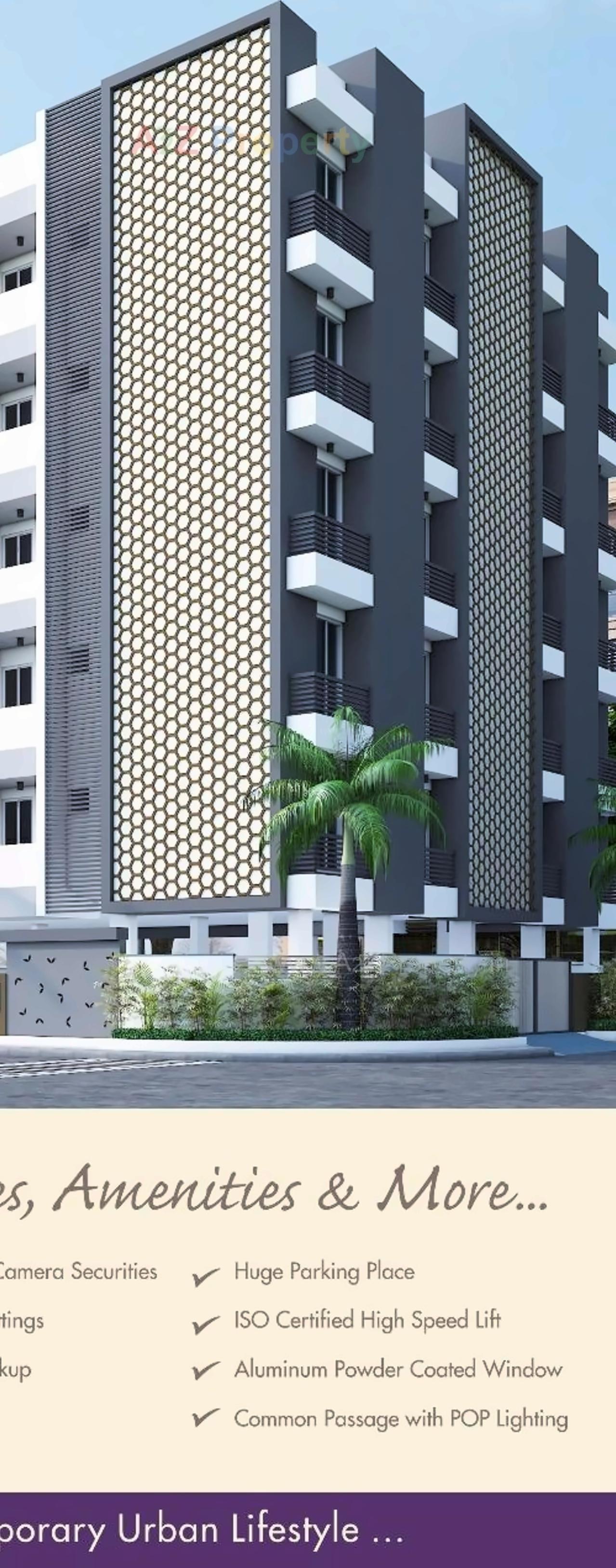 3D Elevation of real estate project Vraj Valley located at Rajkot, Rajkot, Gujarat