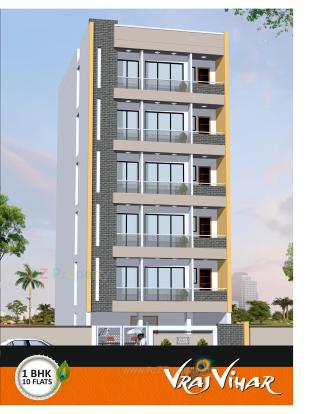Elevation of real estate project Vraj Vihar located at Mavdi, Rajkot, Gujarat