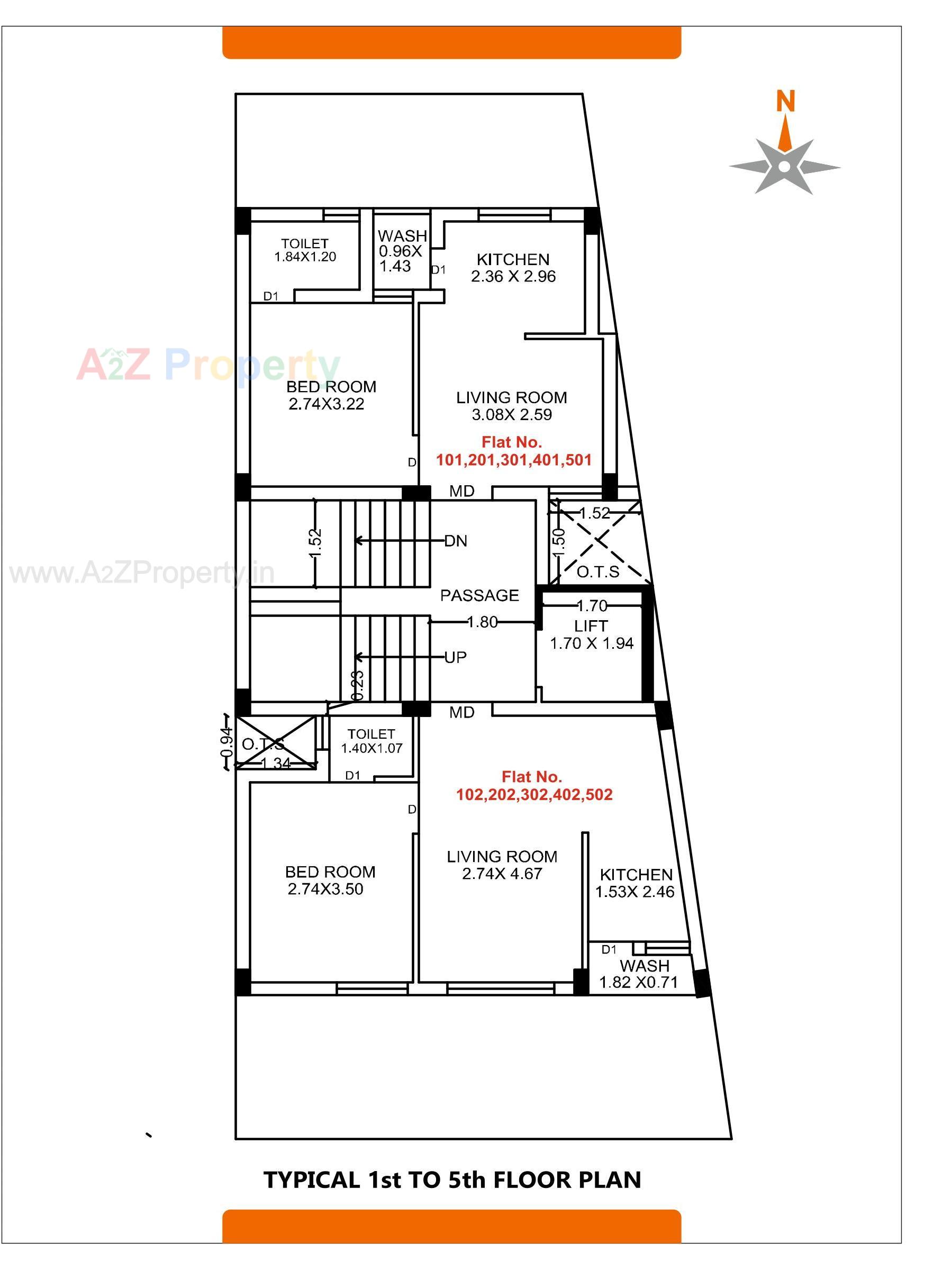 Layout of real estate project Vraj Vihar located at Mavdi, Rajkot, Gujarat
