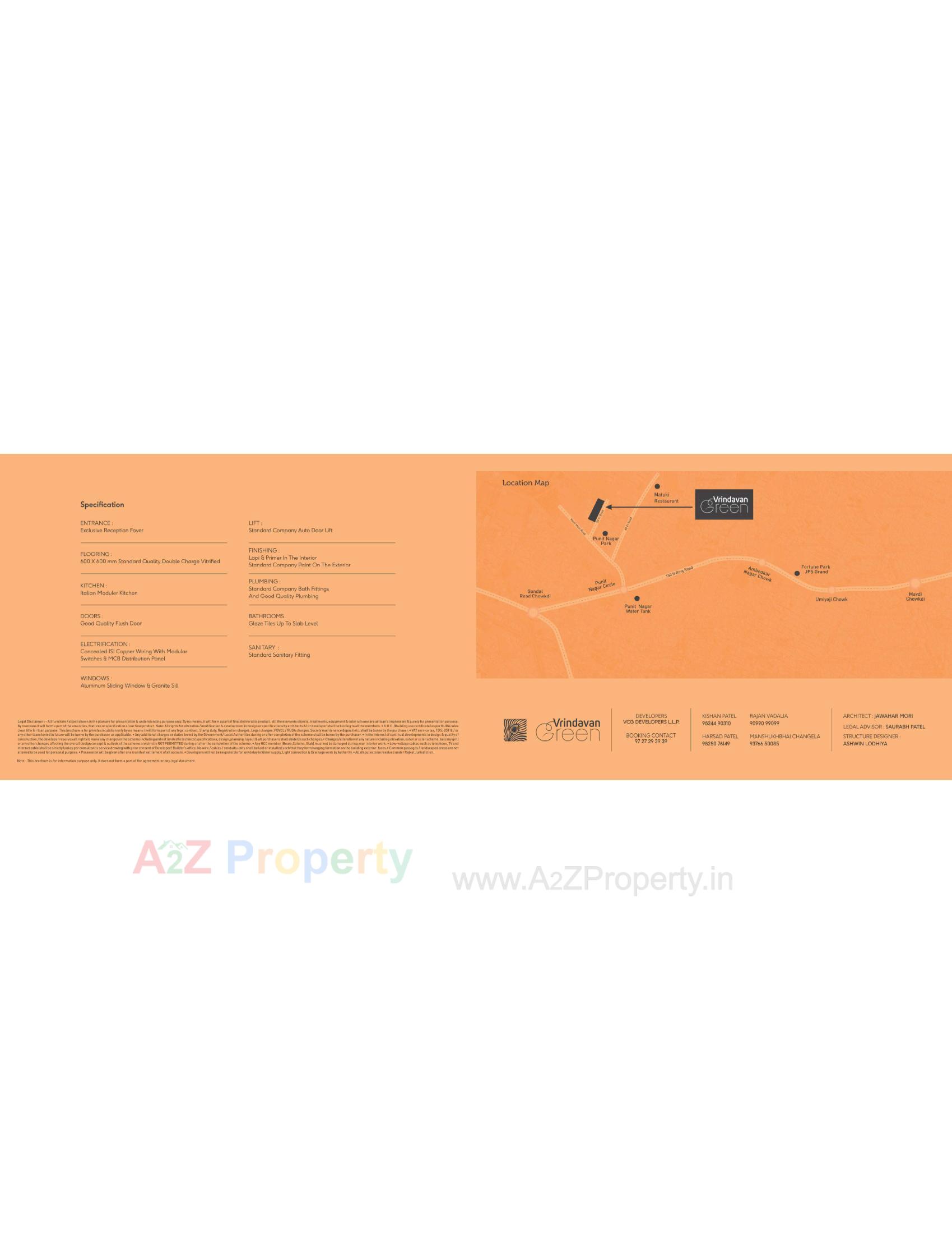  of real estate project Vrindavan Green located at Vavdi, Rajkot, Gujarat