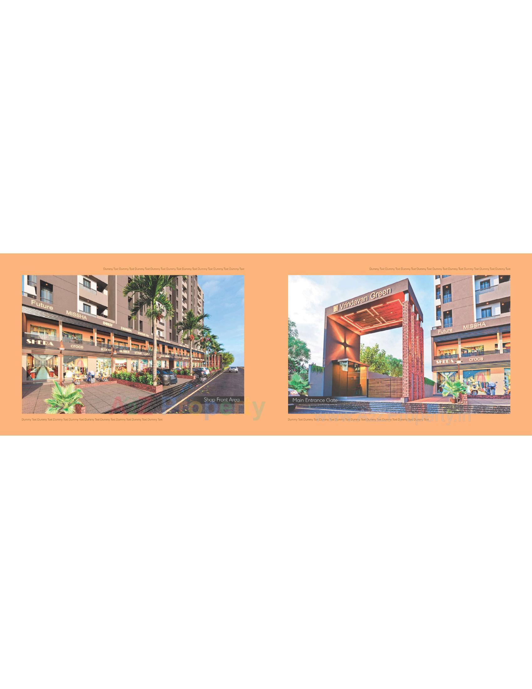  of real estate project Vrindavan Green located at Vavdi, Rajkot, Gujarat