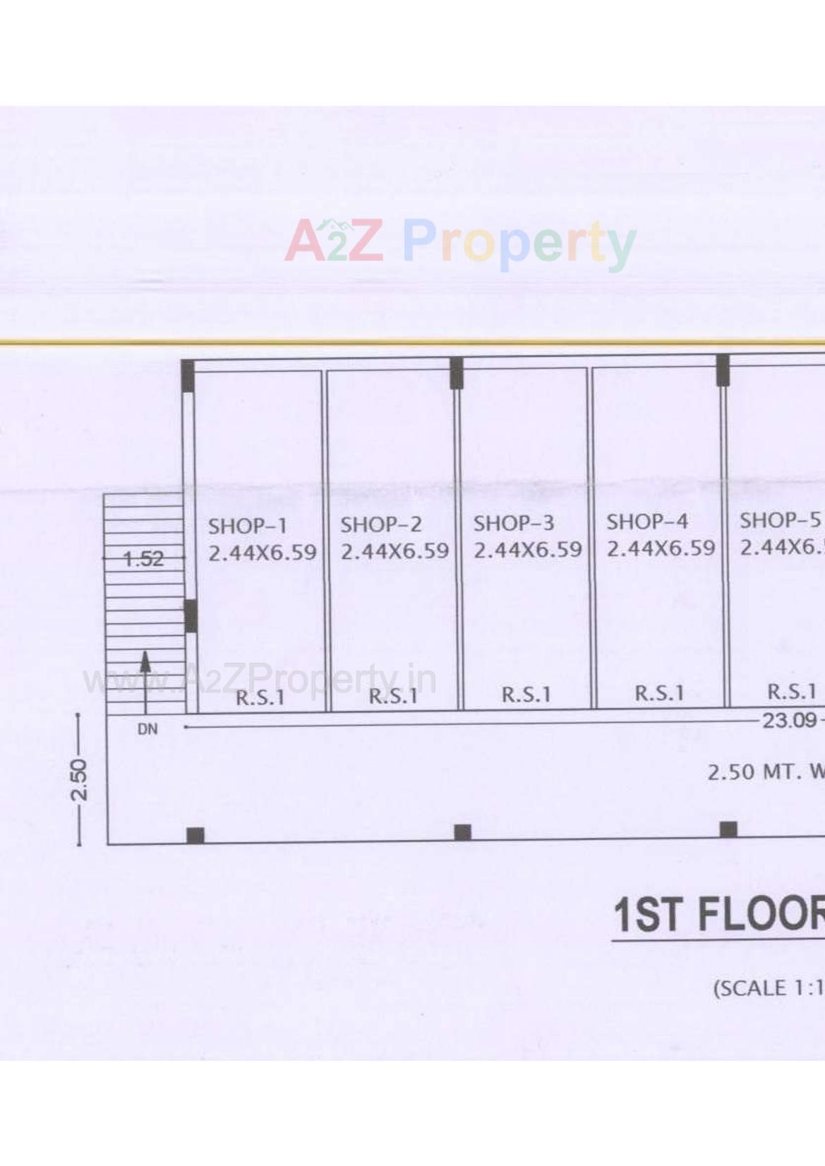 Layout of real estate project Vrundavan  Complex located at Rajkot, Rajkot, Gujarat