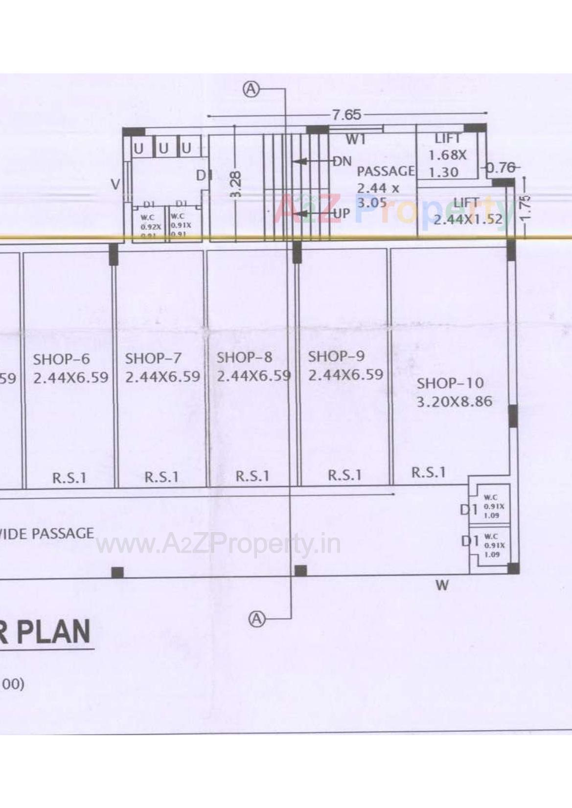Layout of real estate project Vrundavan  Complex located at Rajkot, Rajkot, Gujarat