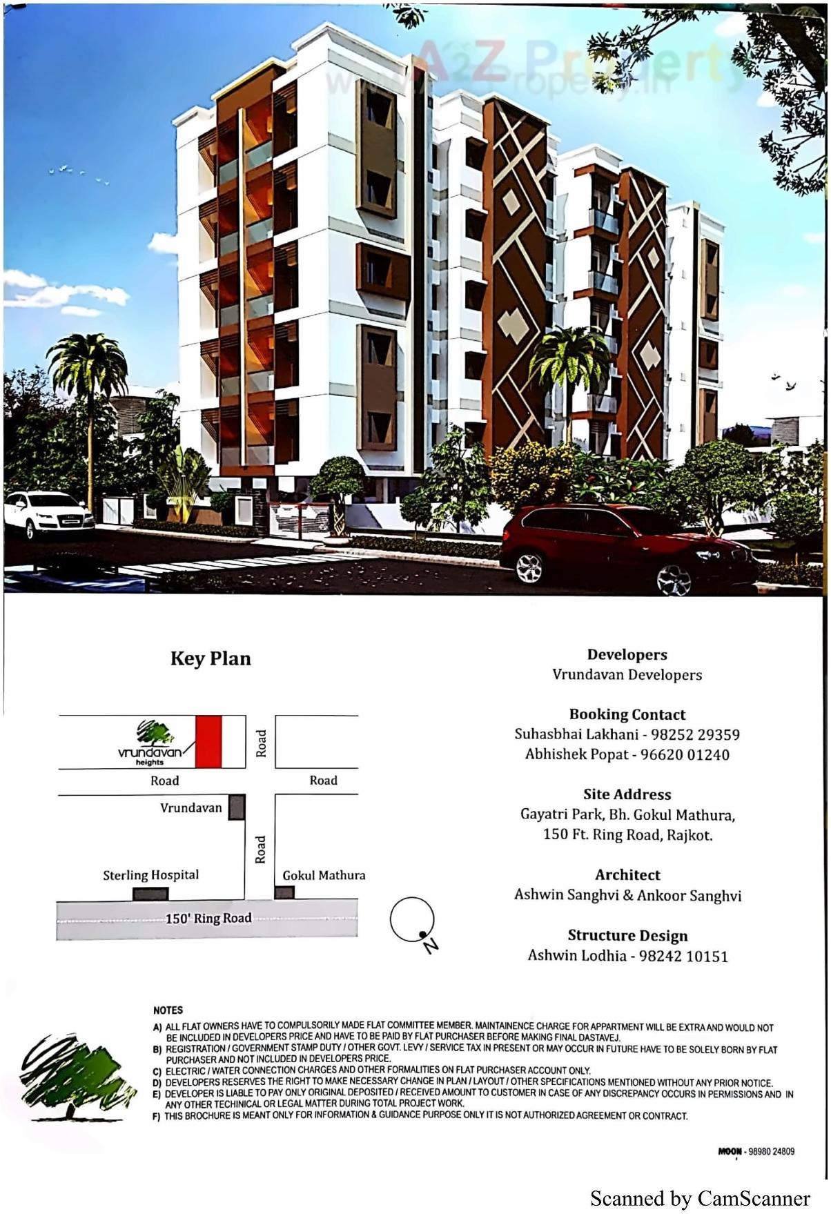  of real estate project Vrundavan Heights located at Madhapar, Rajkot, Gujarat