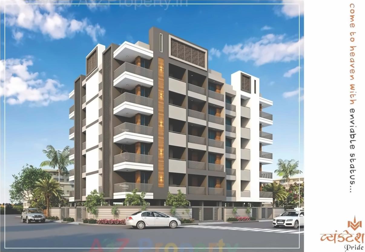3D Elevation of real estate project Vyanktesh Pride located at Rajkot, Rajkot, Gujarat