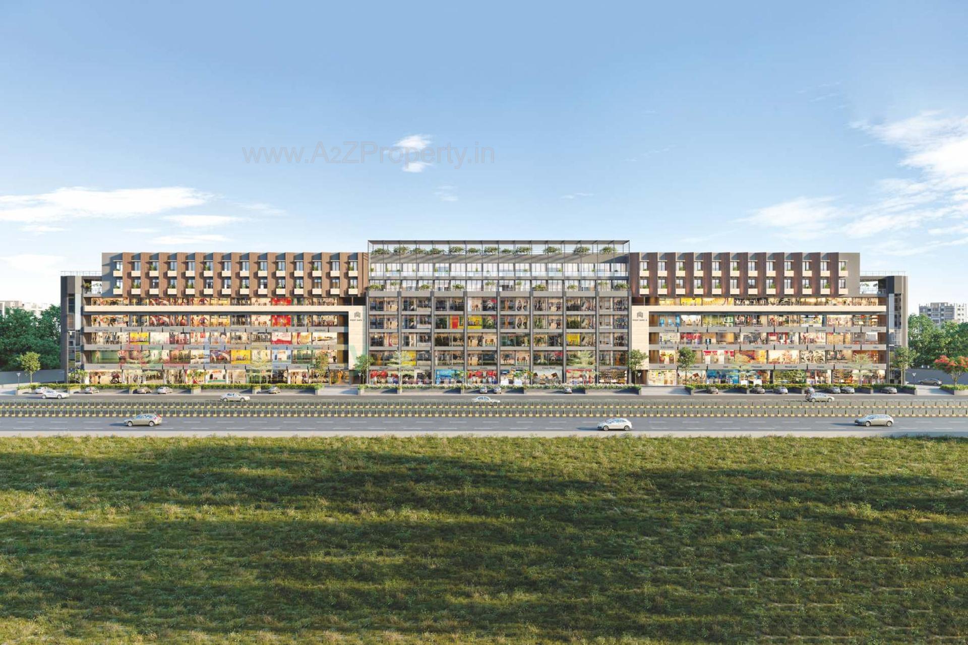 3D Elevation of real estate project West Gate located at Rajkot, Rajkot, Gujarat