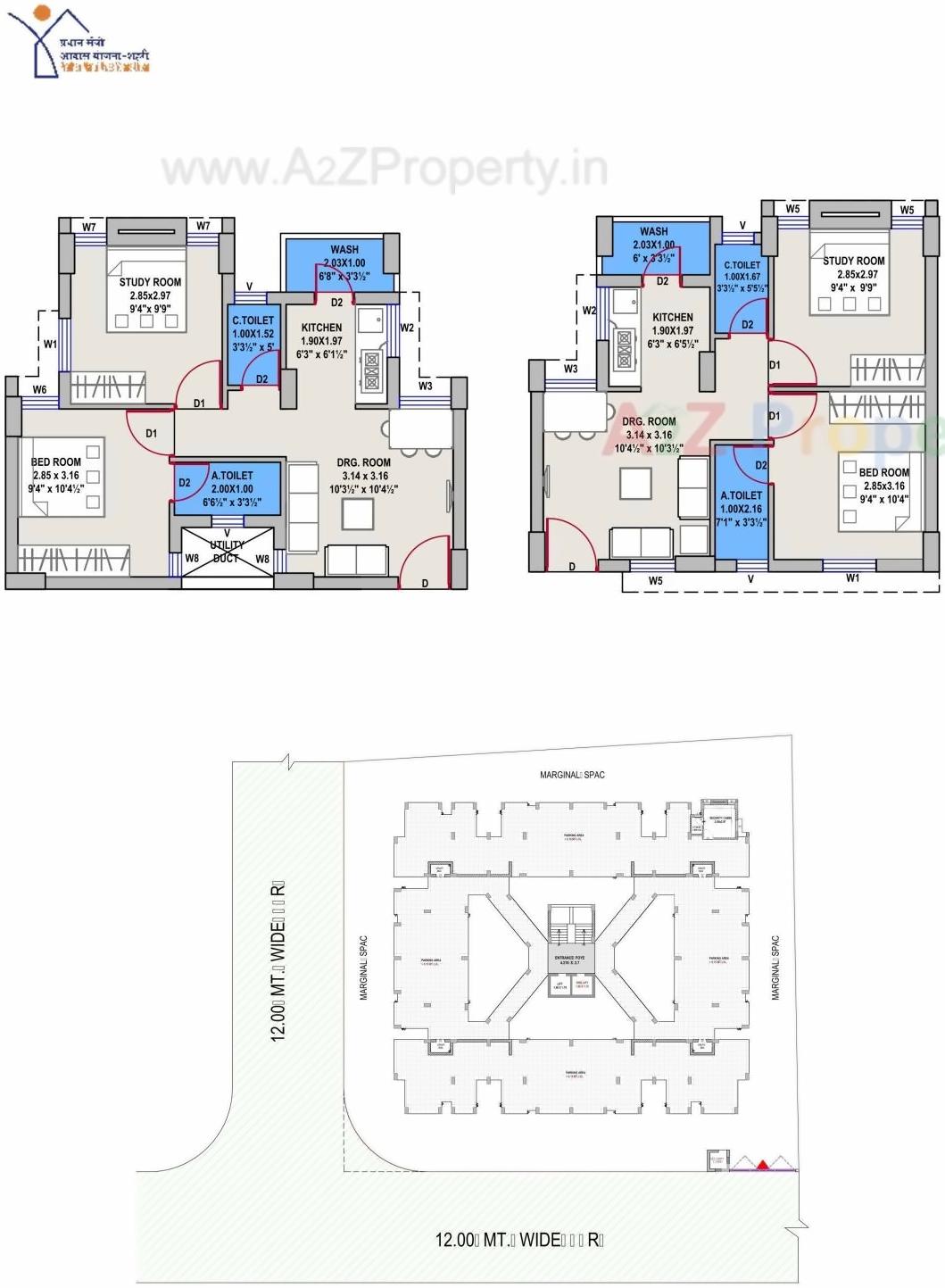 Layout of real estate project West Zone Package   3a located at Rajkot, Rajkot, Gujarat