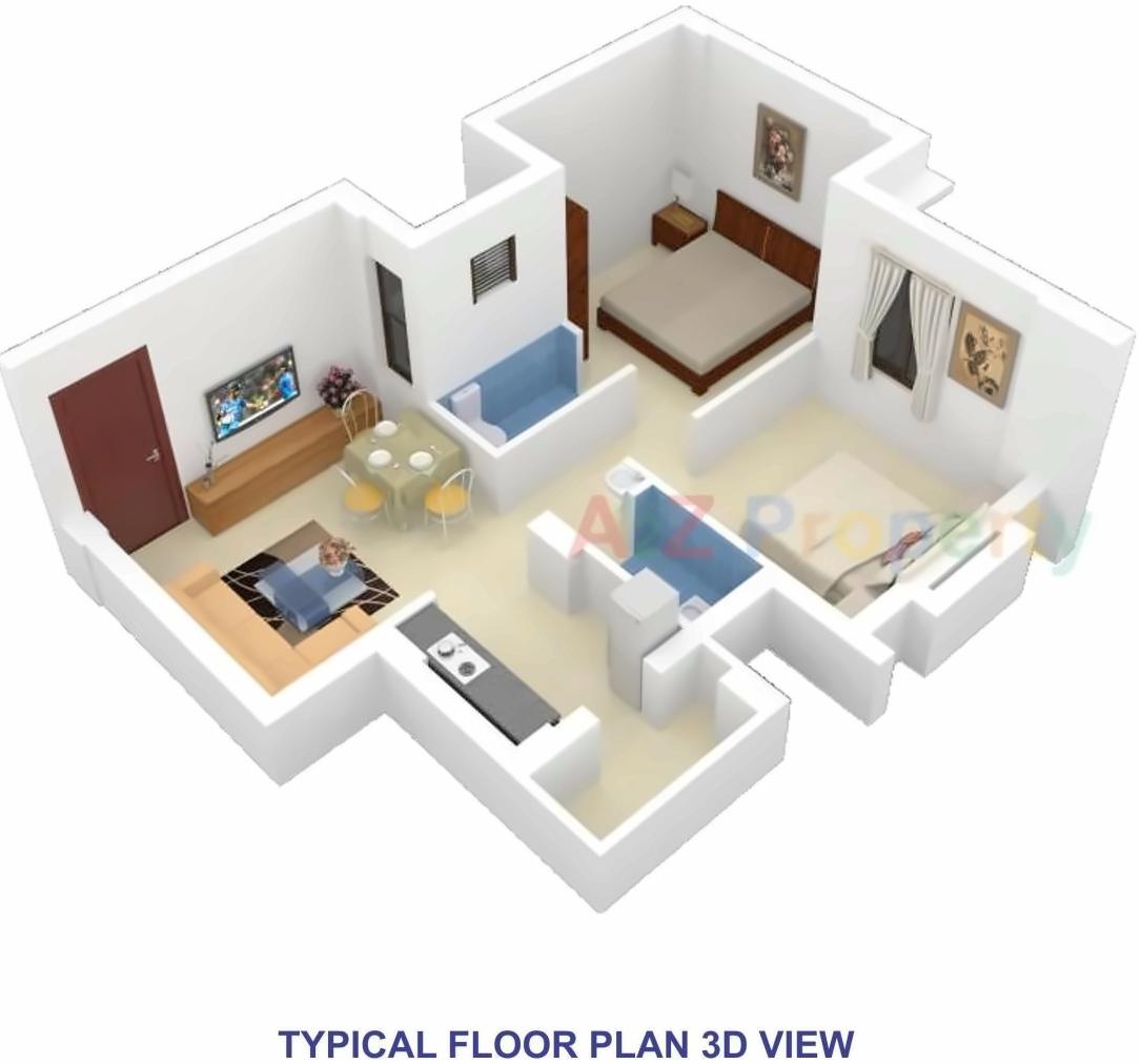 Layout of real estate project West Zone Package  6a located at Mavdi, Rajkot, Gujarat