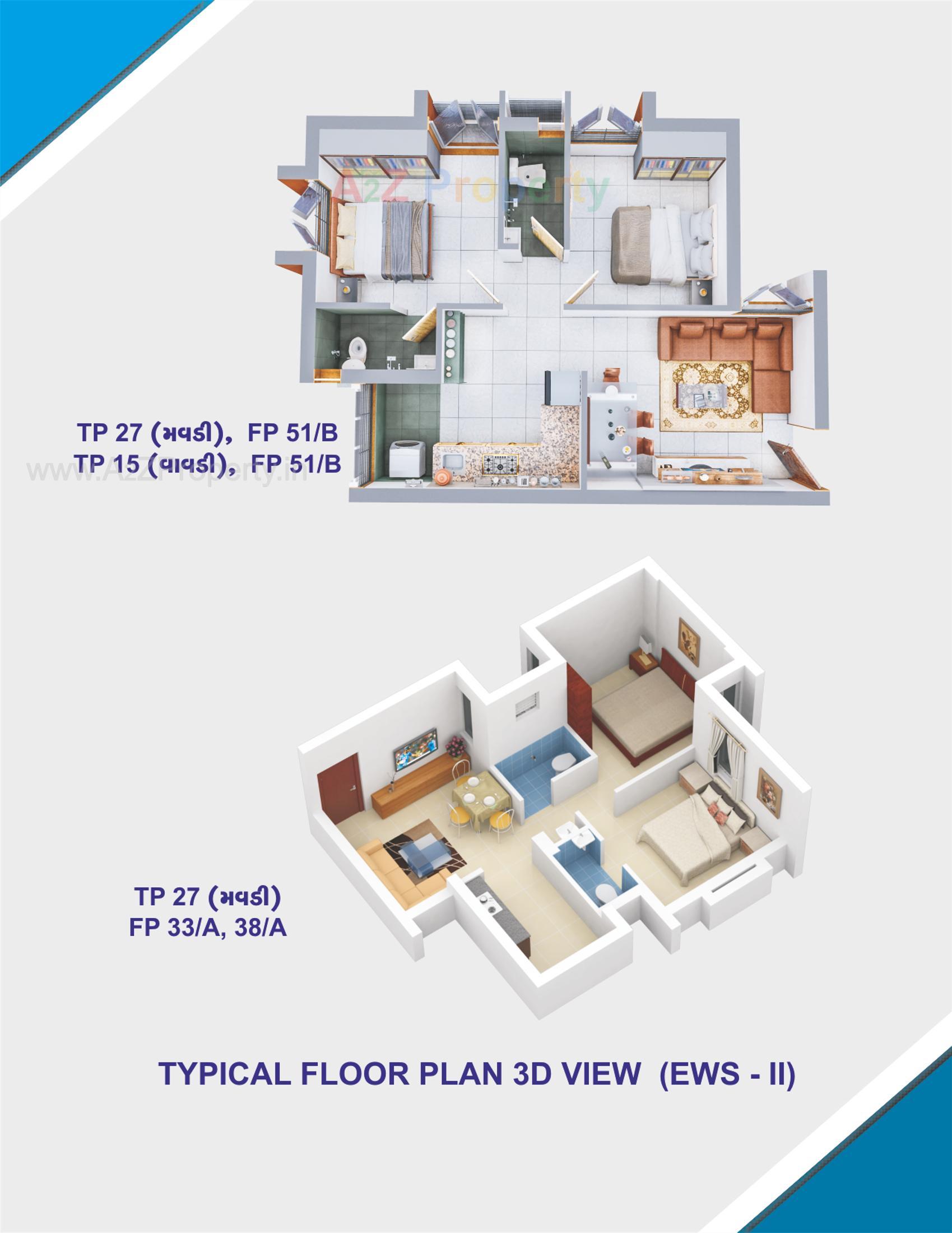 Layout of real estate project West Zone Package 51b Mavdi located at Rajkot, Rajkot, Gujarat