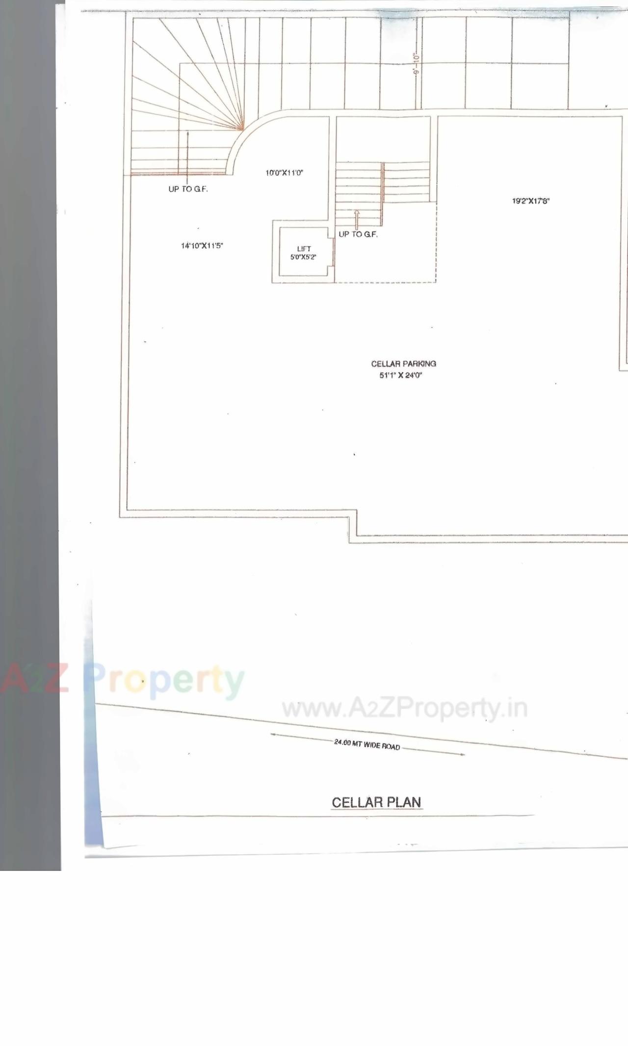 Layout of real estate project Yamuna Palace located at Mavdi, Rajkot, Gujarat
