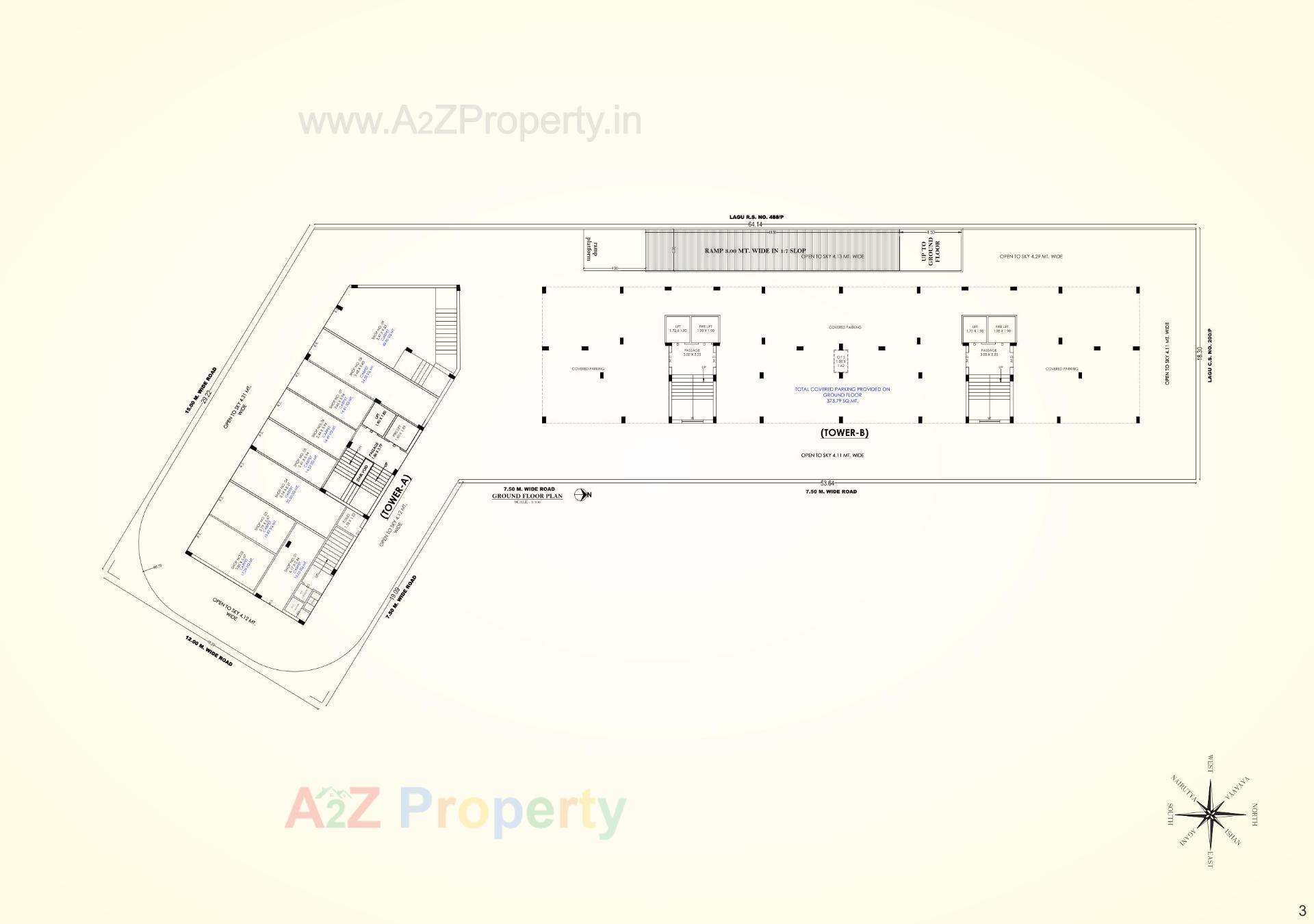Layout of real estate project Zainy located at Rajkot, Rajkot, Gujarat