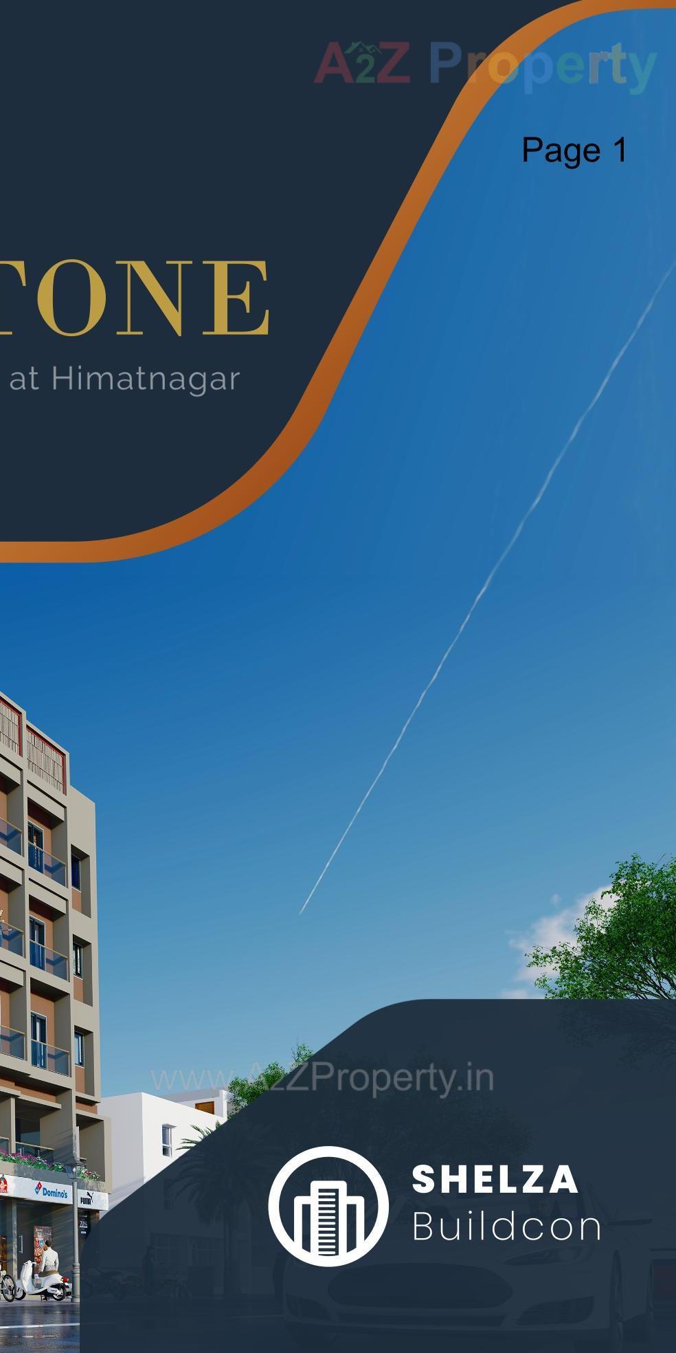 3D Elevation of real estate project Copper Plaza located at Himatnagar, Sabar Kantha, Gujarat