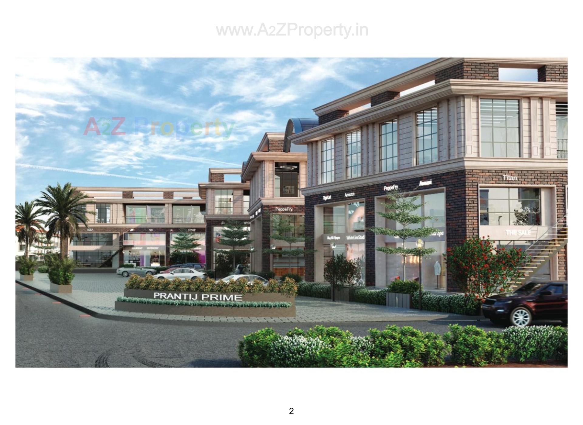 3D Elevation of real estate project Prantij Prime located at Prantij, Sabar Kantha, Gujarat