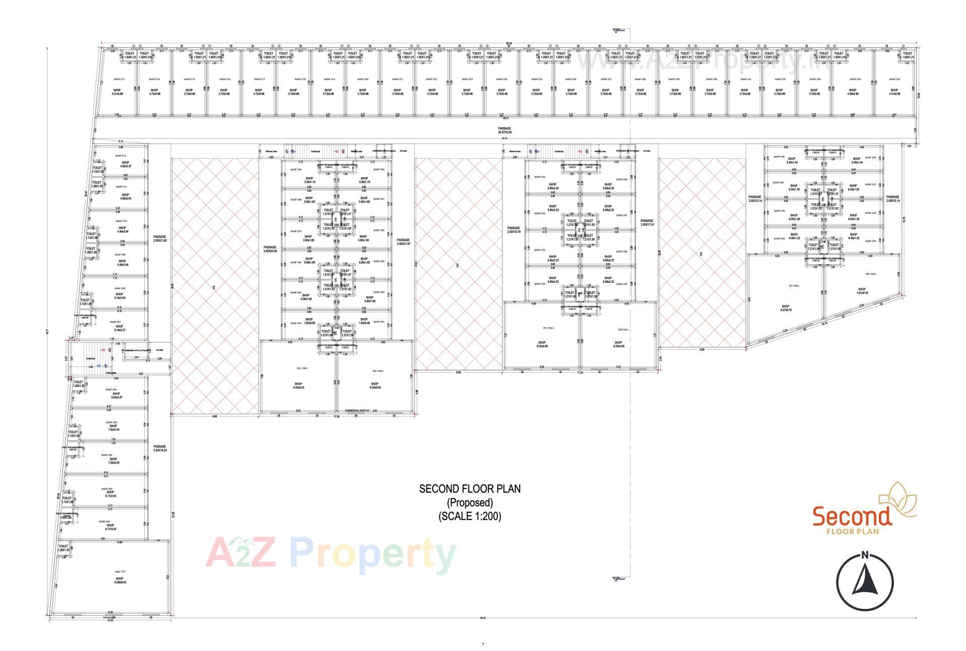 Layout of real estate project Prantij Prime located at Prantij, Sabar Kantha, Gujarat