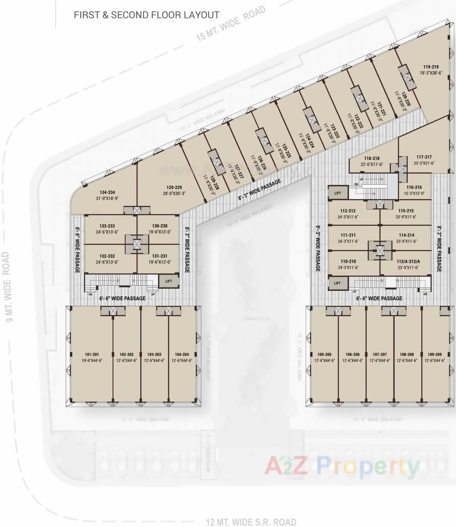 Layout of real estate project Shivam Orbit located at Sabar kantha, Sabar Kantha, Gujarat