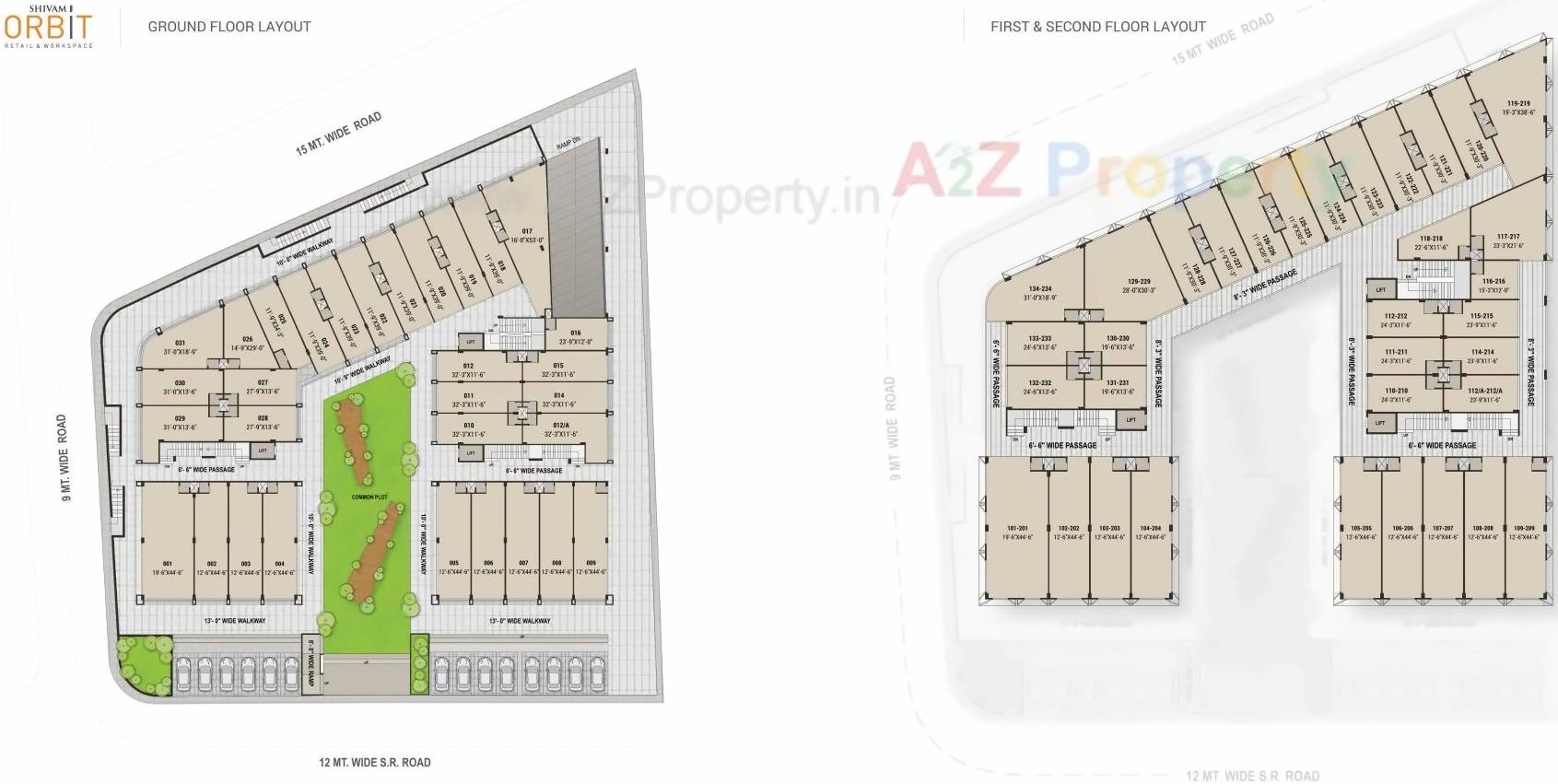 Layout of real estate project Shivam Orbit located at Sabar kantha, Sabar Kantha, Gujarat
