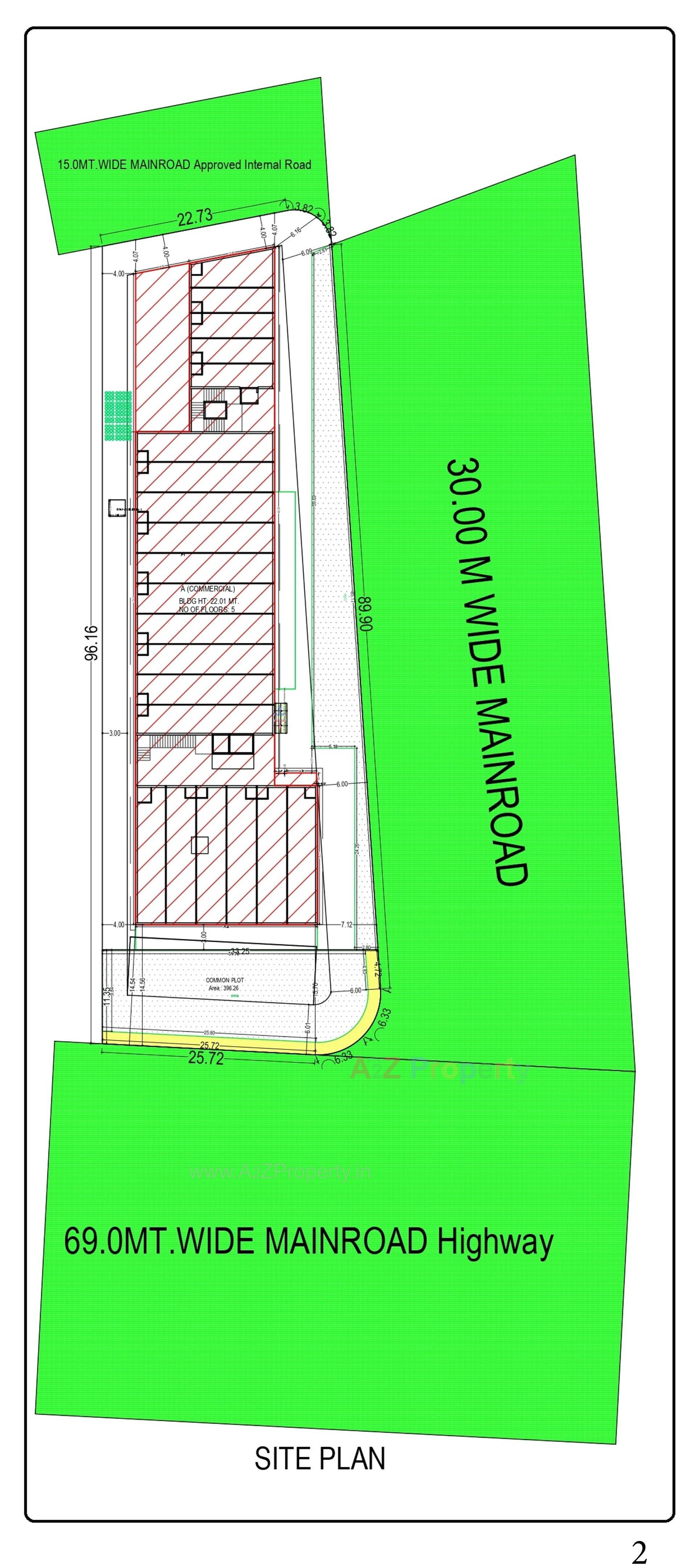 Layout of real estate project Shree Saurya located at Himatnagar, Sabar Kantha, Gujarat