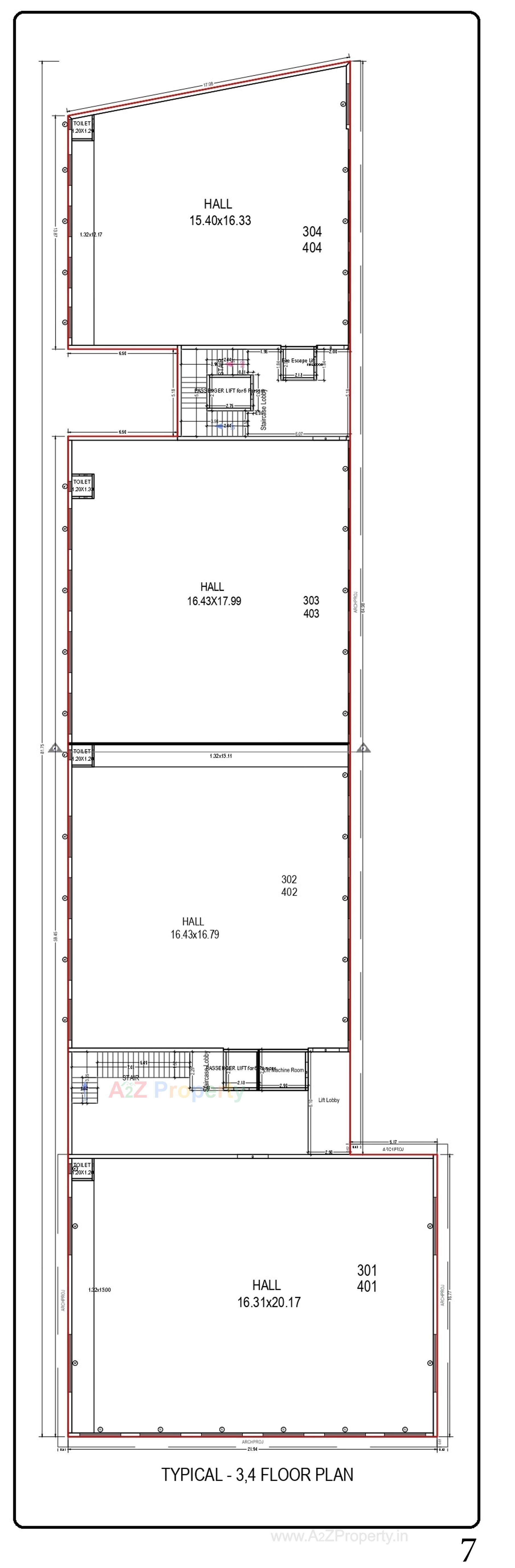 Layout of real estate project Shree Saurya located at Himatnagar, Sabar Kantha, Gujarat