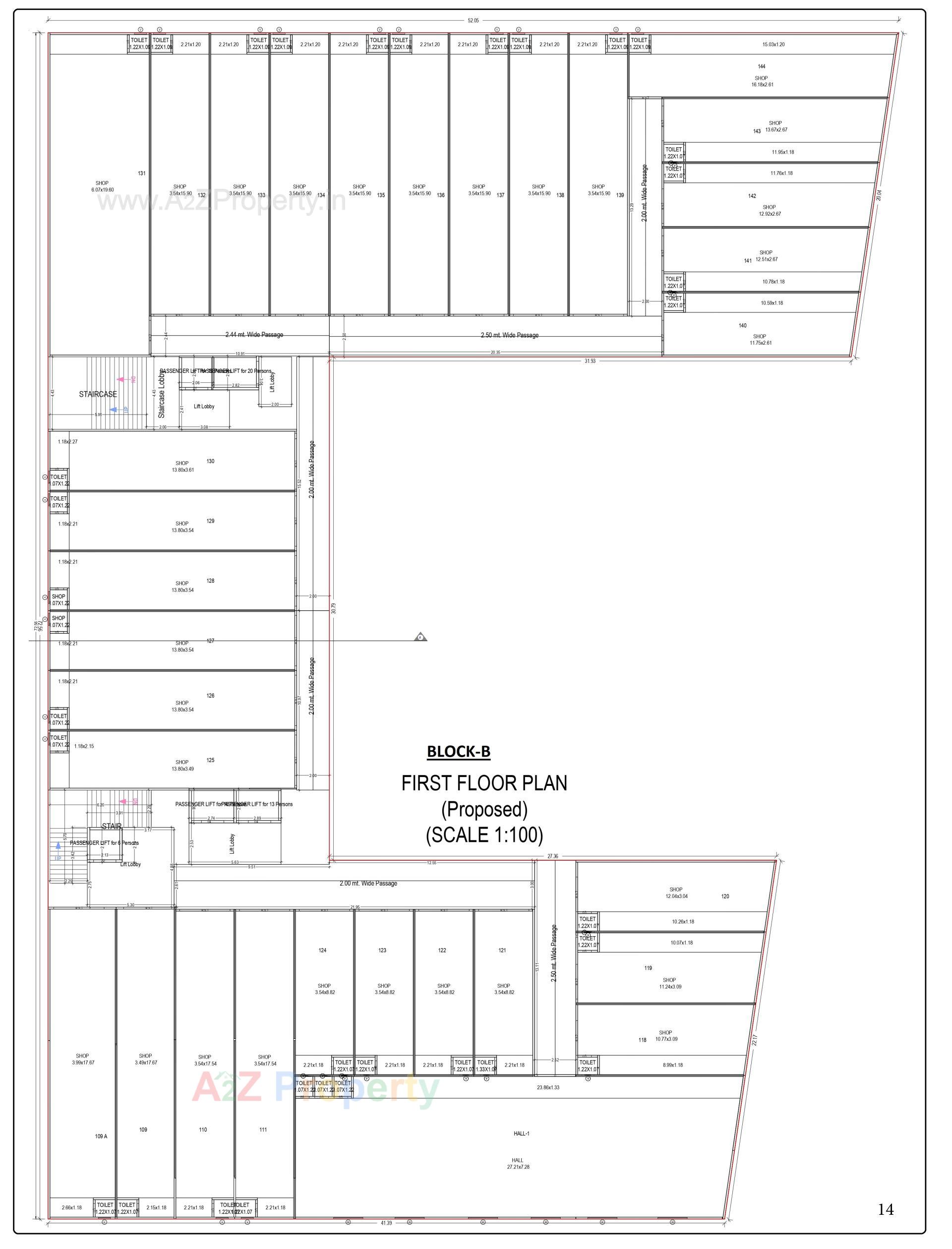 Layout of real estate project Vee Atharv Impression located at Motipura, Sabar Kantha, Gujarat