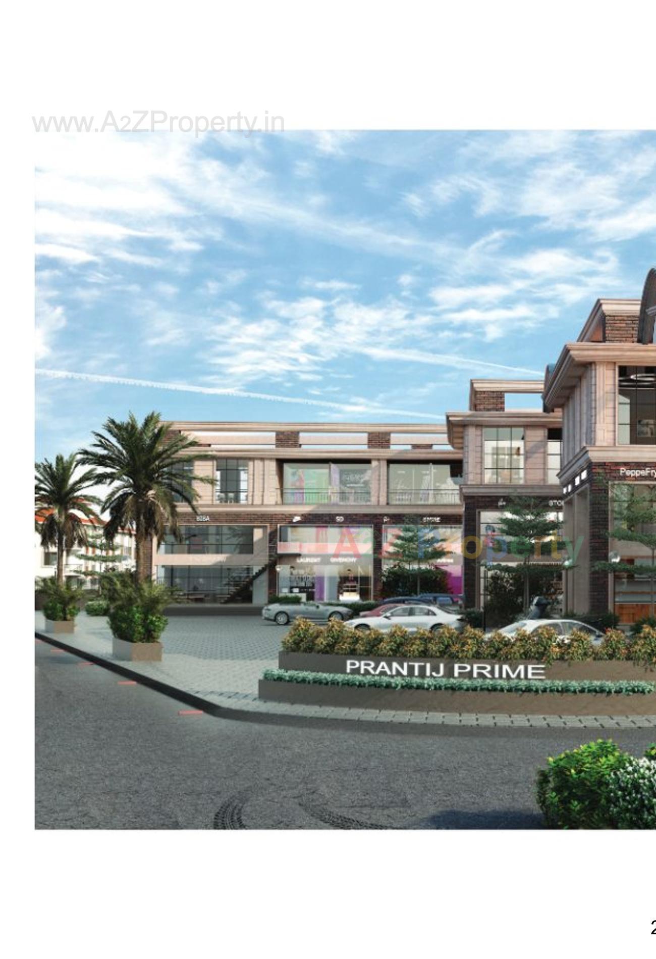 3D Elevation of real estate project Prantij Prime located at Prantij, SabarÂ Kantha, Gujarat