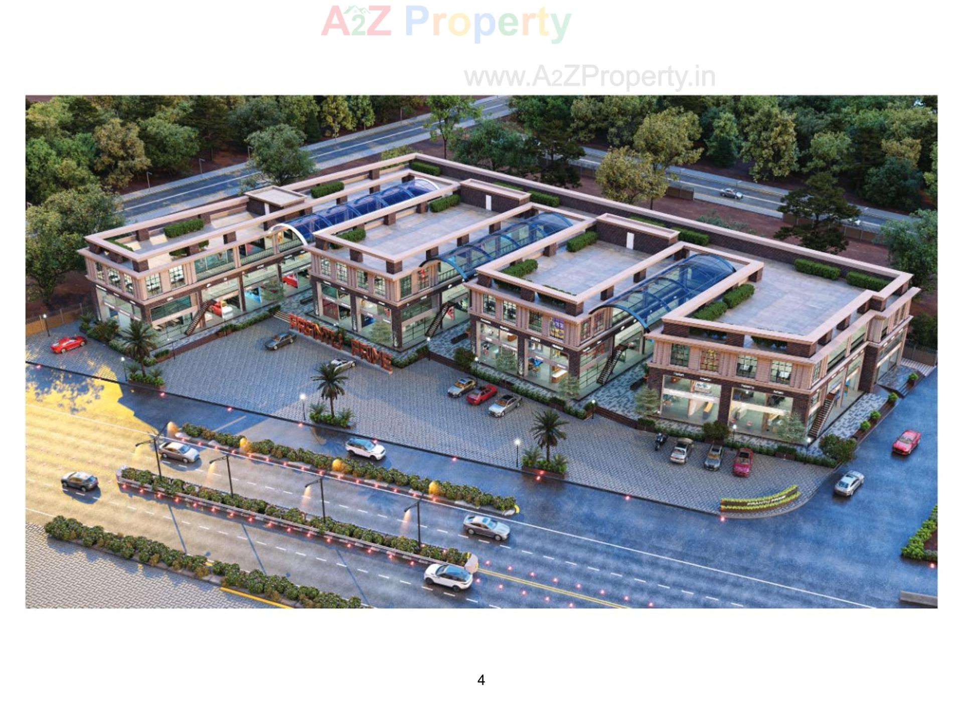 3D Elevation of real estate project Prantij Prime located at Prantij, SabarÂ Kantha, Gujarat