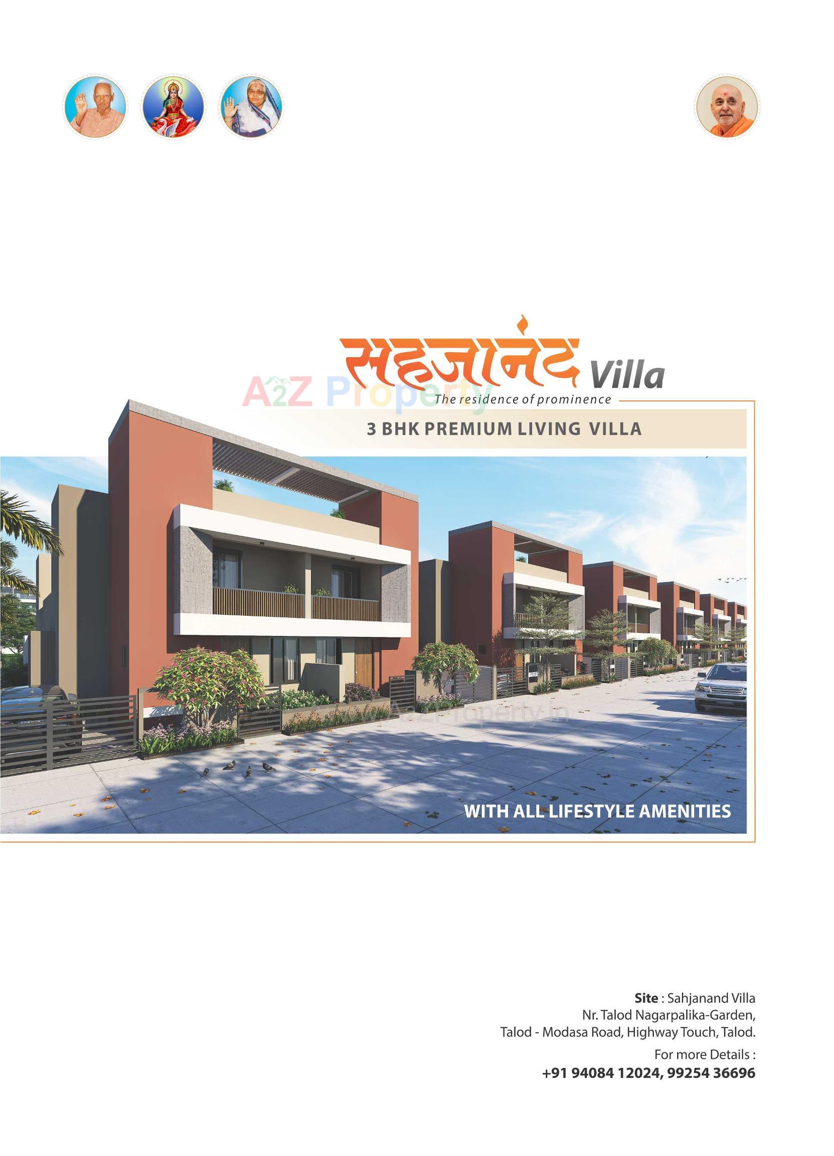  of real estate project Sahjanand Villa located at Talod, SabarÂ Kantha, Gujarat