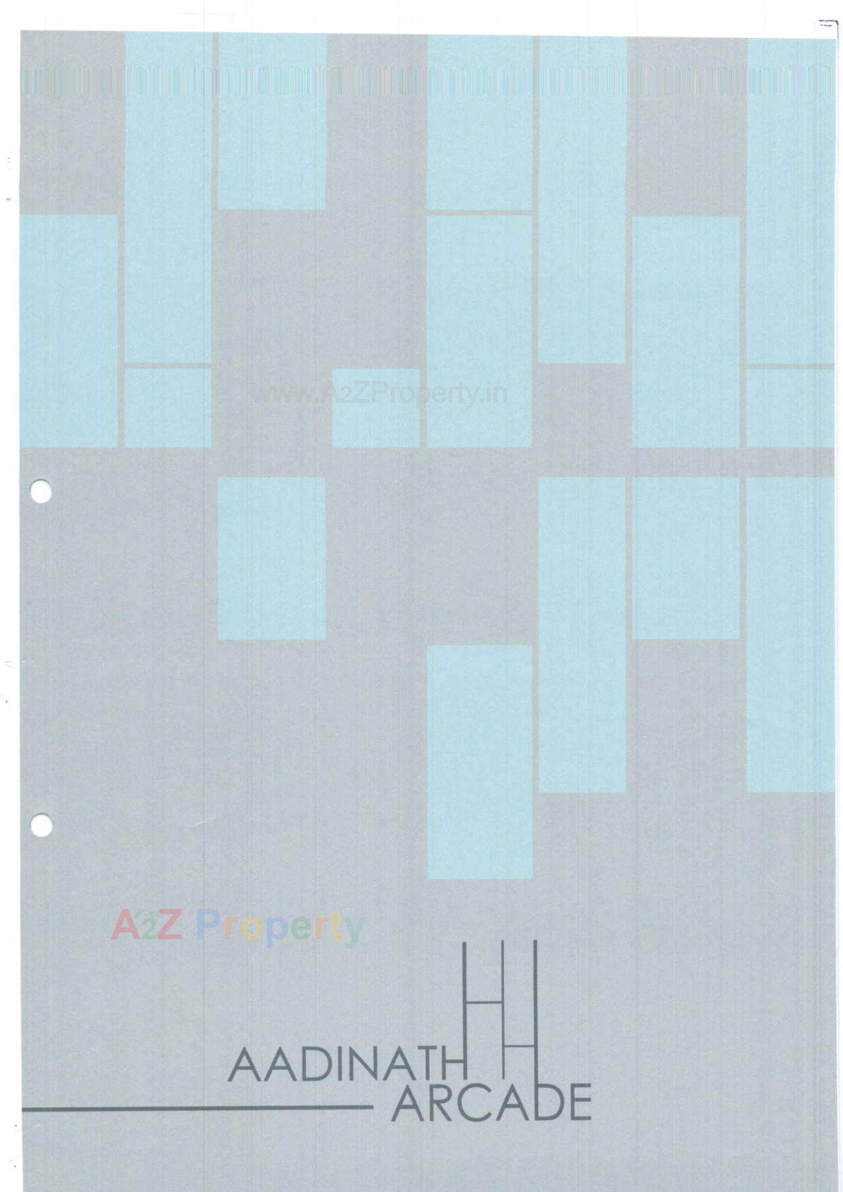 Layout of real estate project Aadinath Arcade located at Adajan, Surat, Gujarat