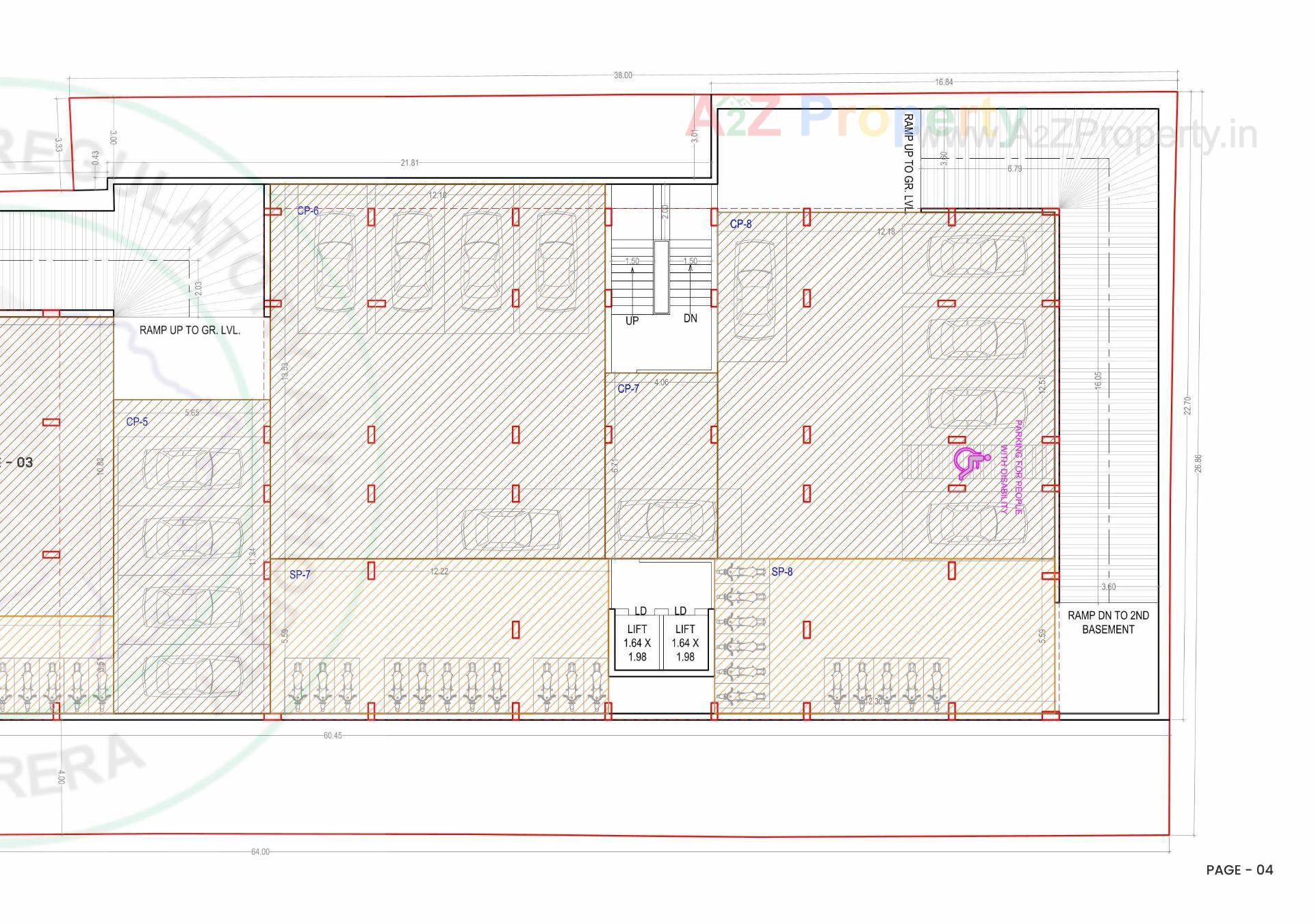 Layout of real estate project Aagam City Life located at Umra, Surat, Gujarat