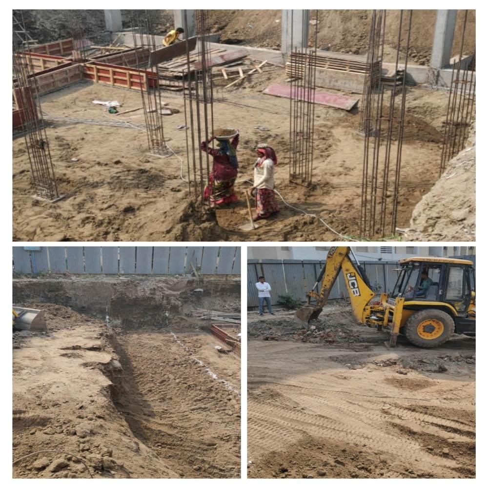 112130_const of real estate project Aagam Heights located at Sarsana, Surat, Gujarat