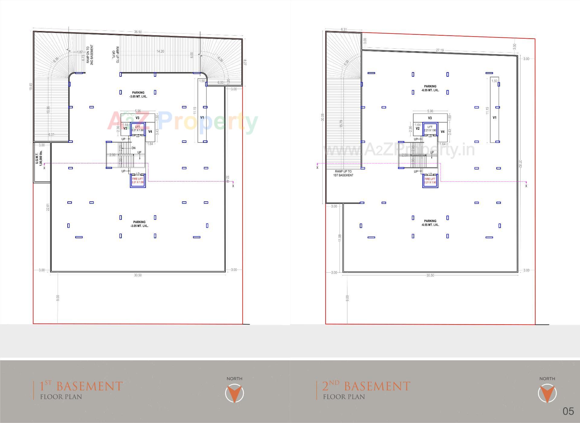 Layout of real estate project Aagam Siddhi located at –vesu, Surat, Gujarat