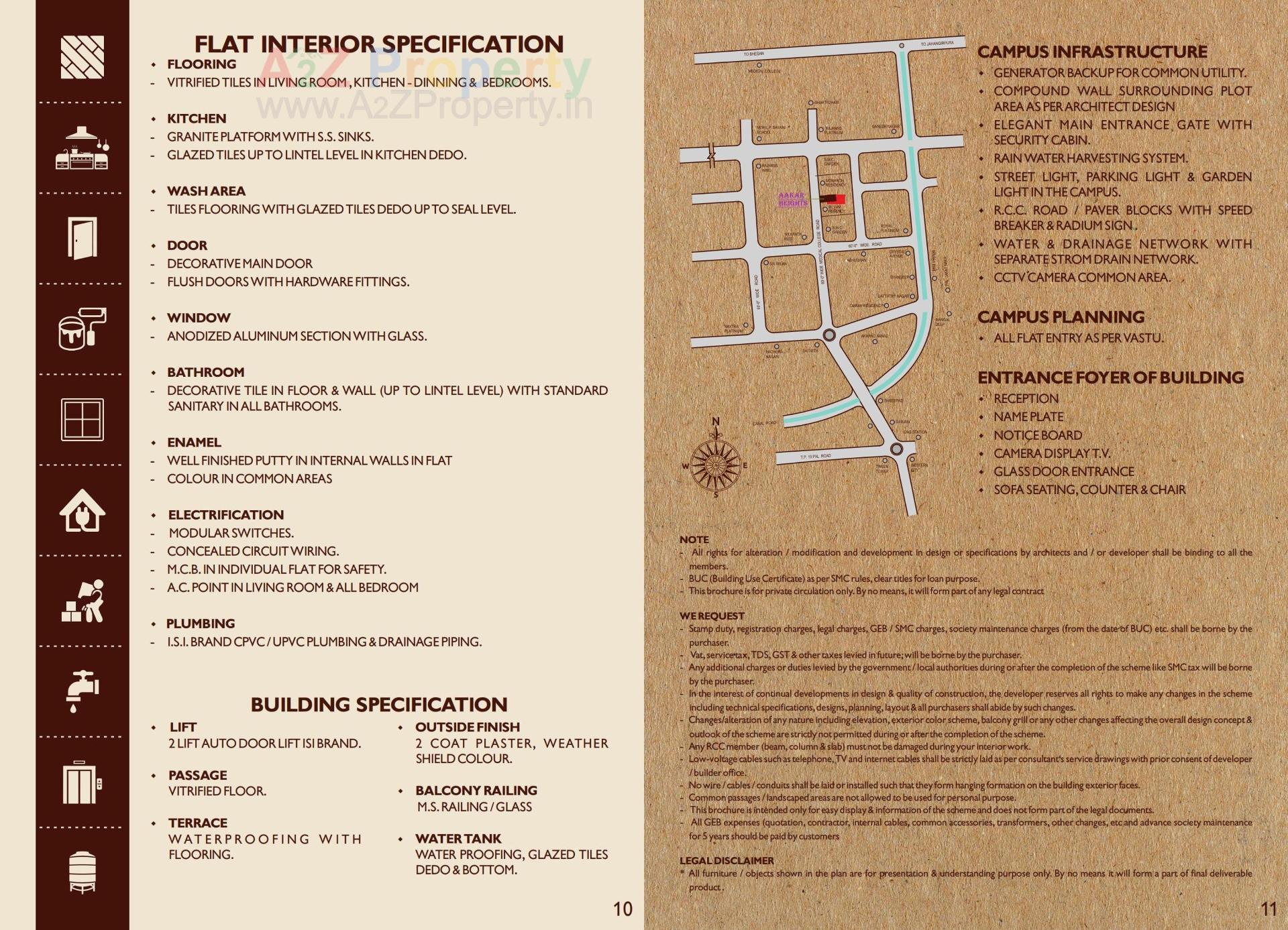  of real estate project Aakar Heights located at Palanpor, Surat, Gujarat